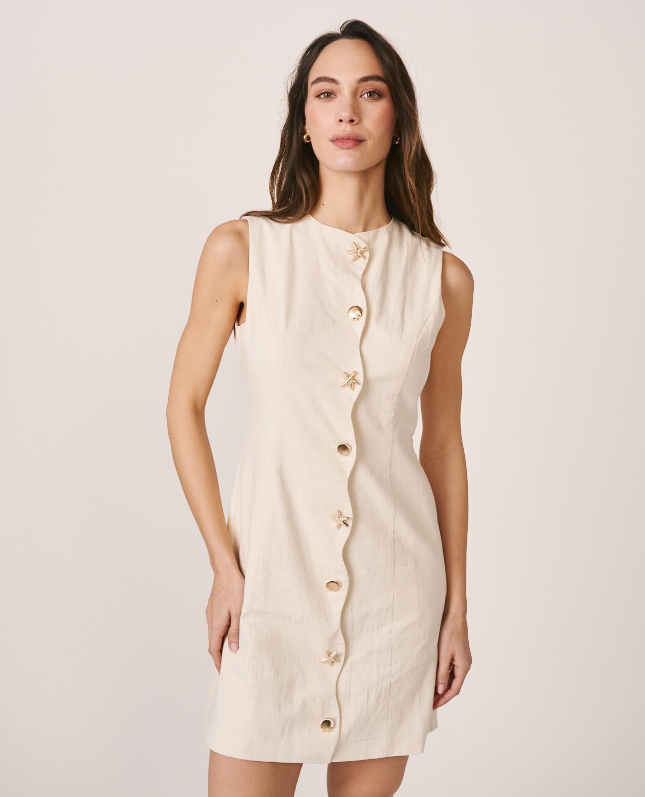 VESTIDO MINI LISO
