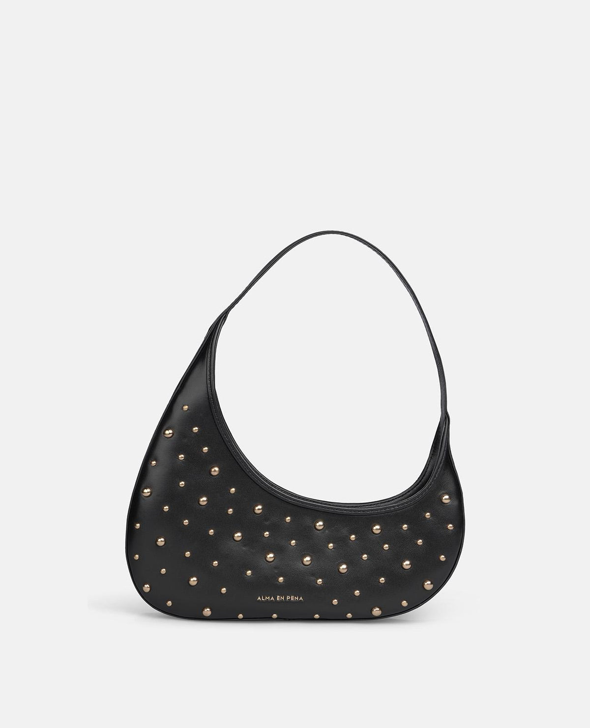 BOLSO HOBO SUEDE CON TACHAS