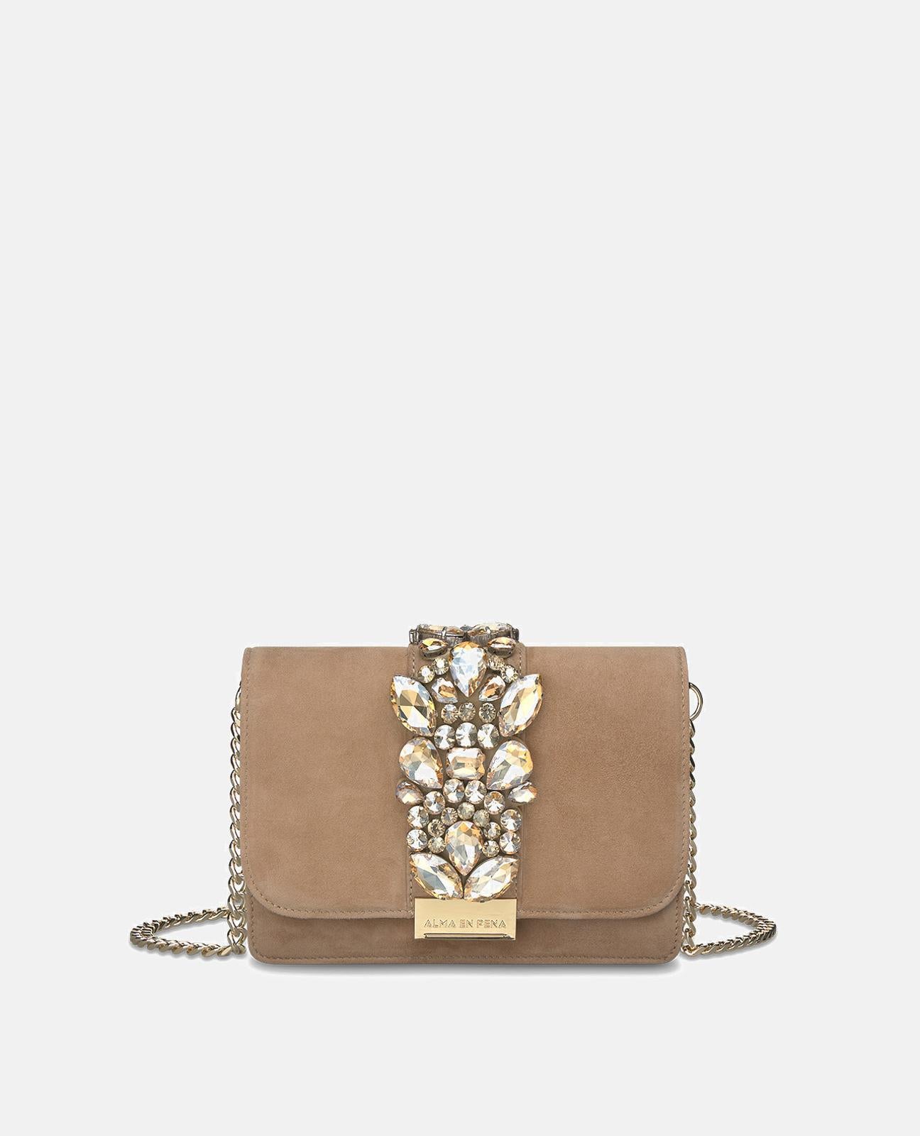 CLUTCH BAG WITH RHINESTONES