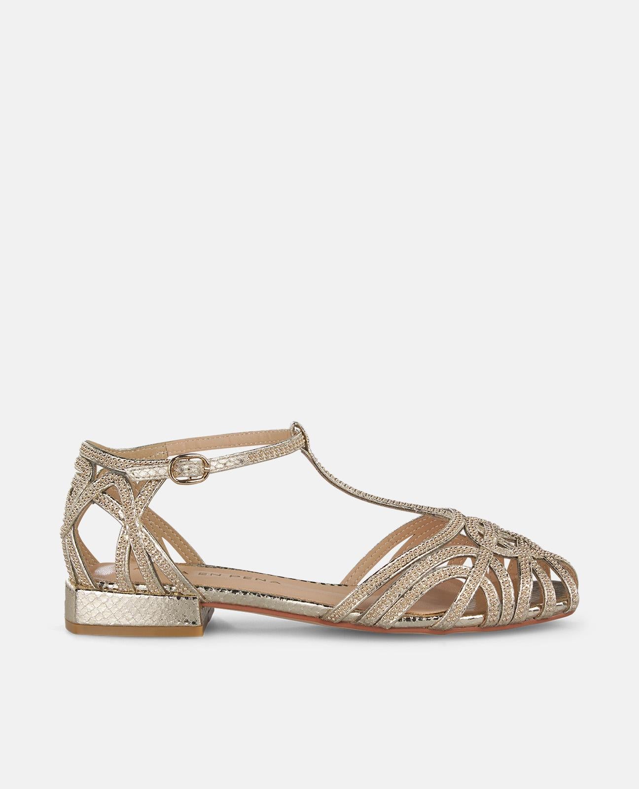 CLOGS WITH RHINESTONE DETAILS