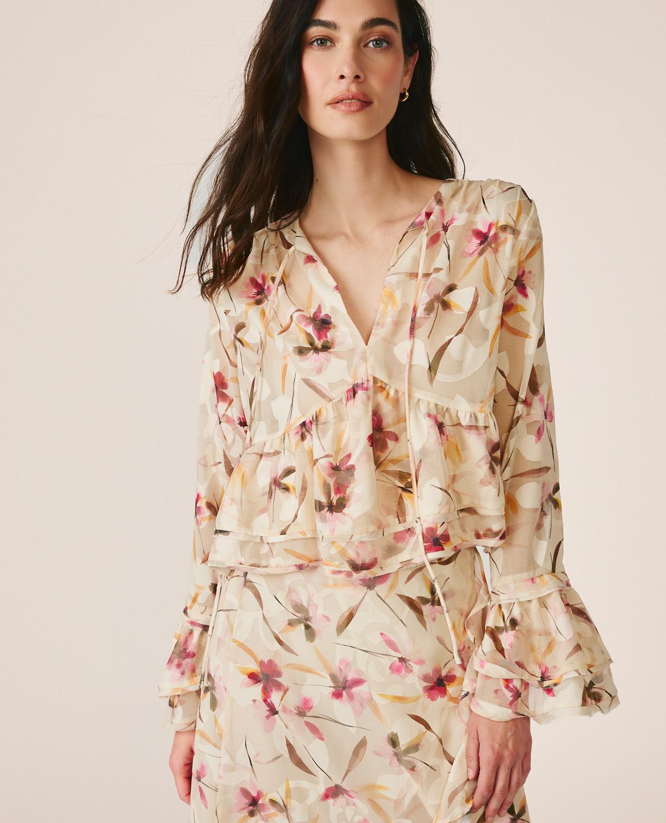 BLUSA FLUIDA FLORAL