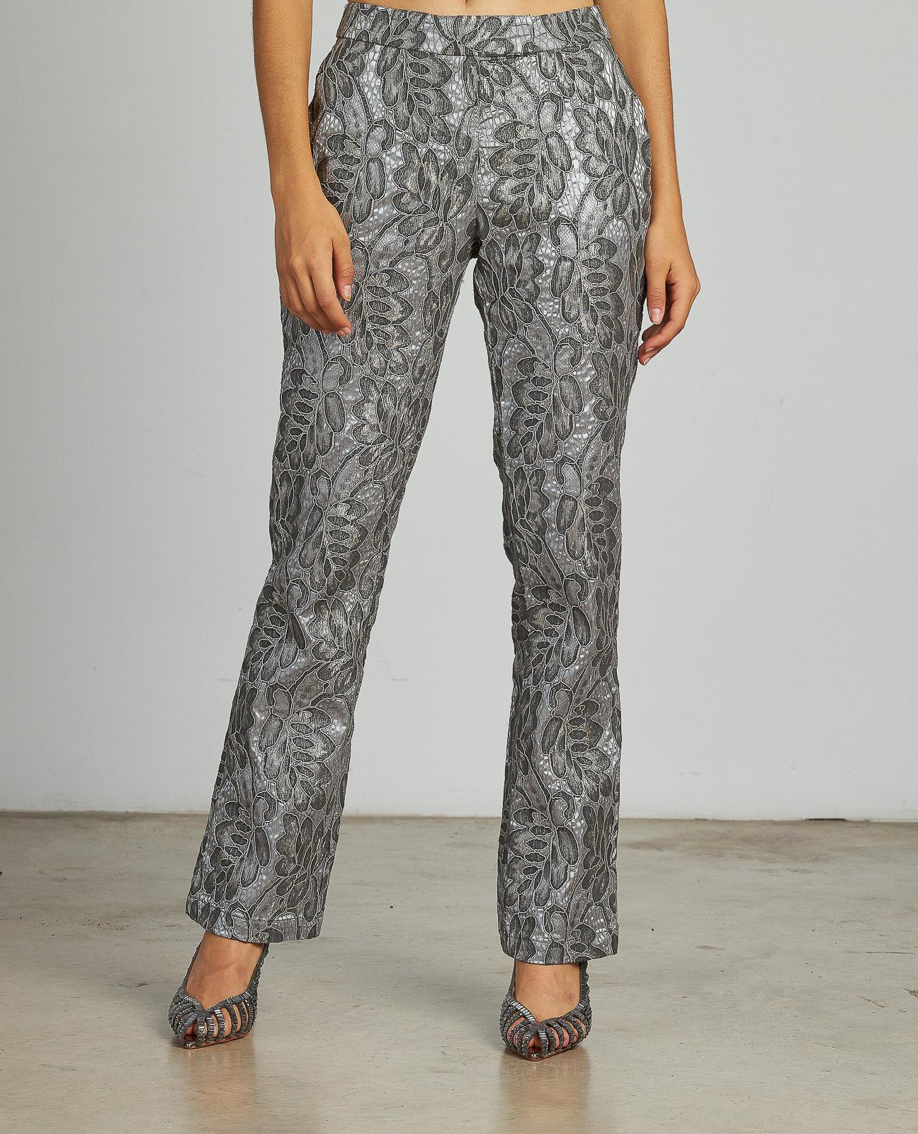 PANTALÓN EFECTO METALIZADO