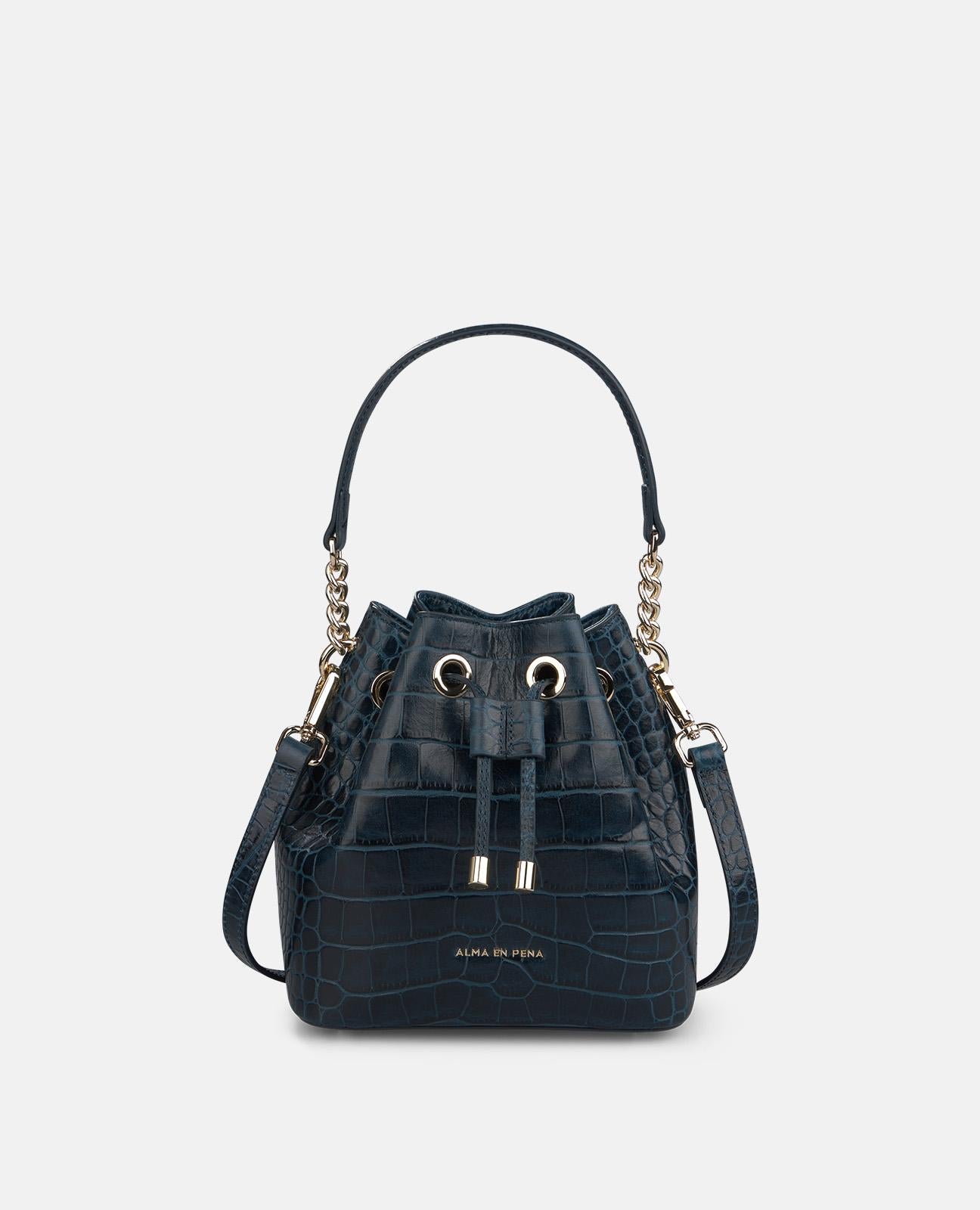 BOLSO BOMBONERA PIEL