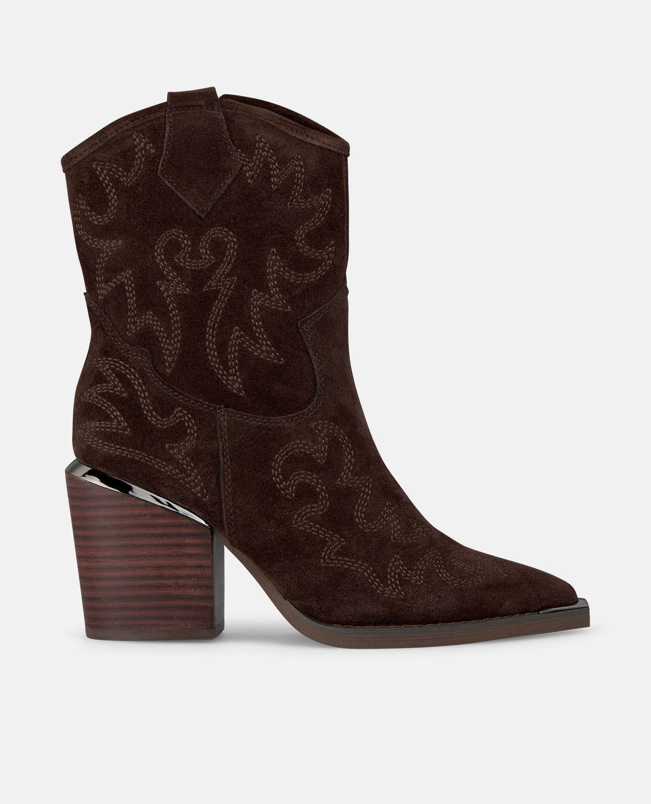 BOTTE À TALON BRODÉE