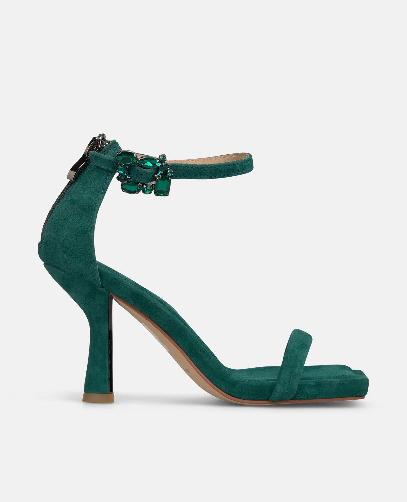 SANDALIA TACÓN HEBILLA