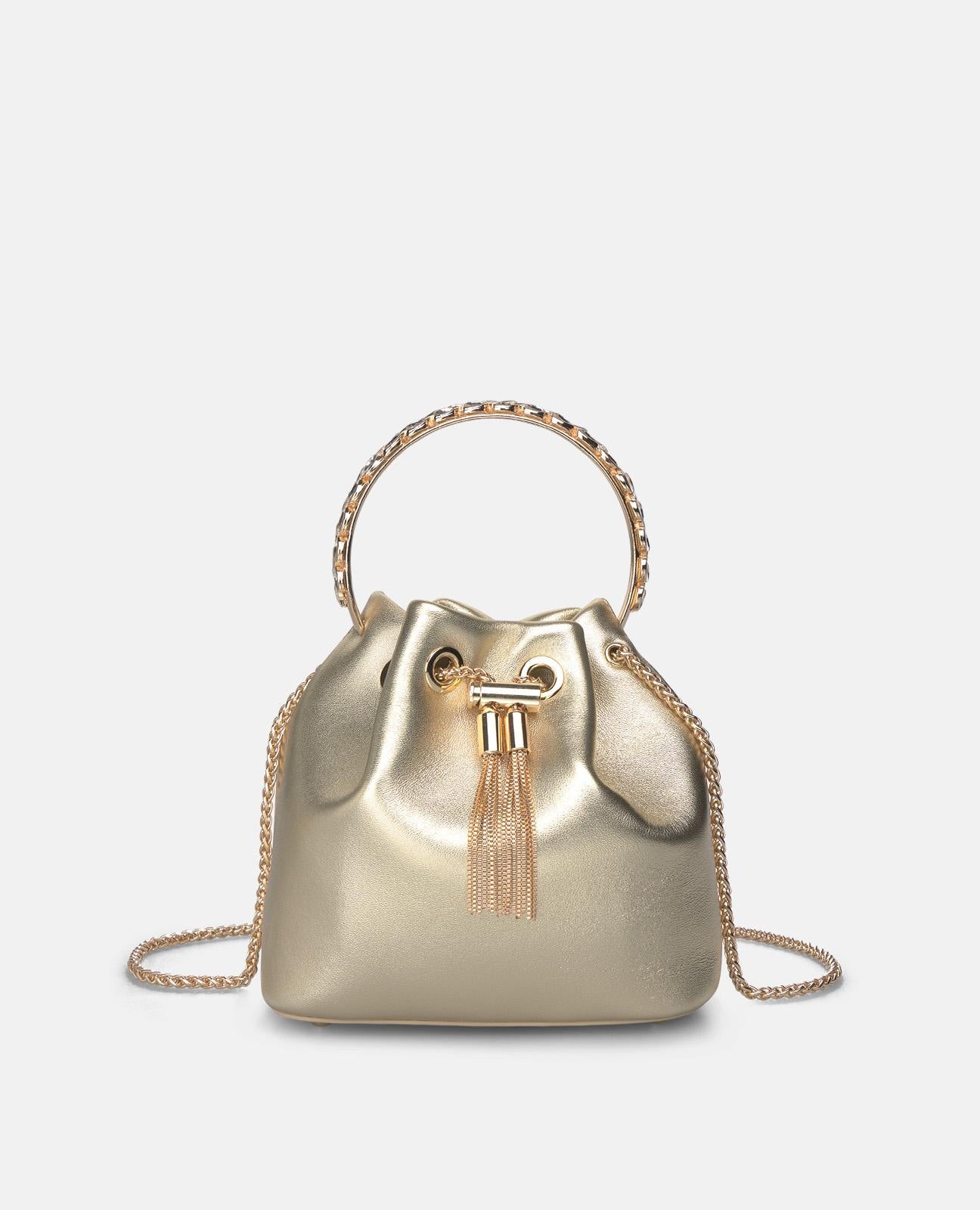 BOLSO DE MANO ASA PEDRERÍA