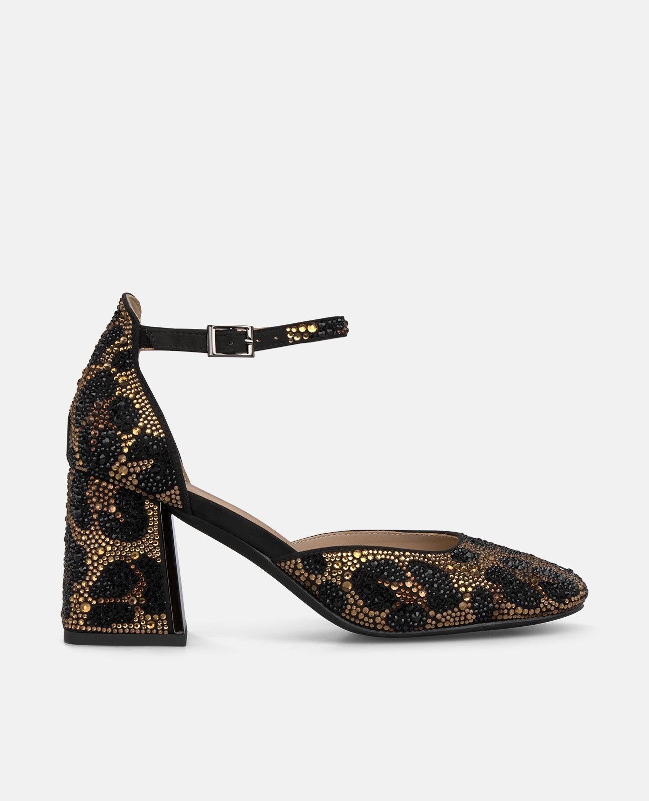 LEOPARD STRASS SCHUH