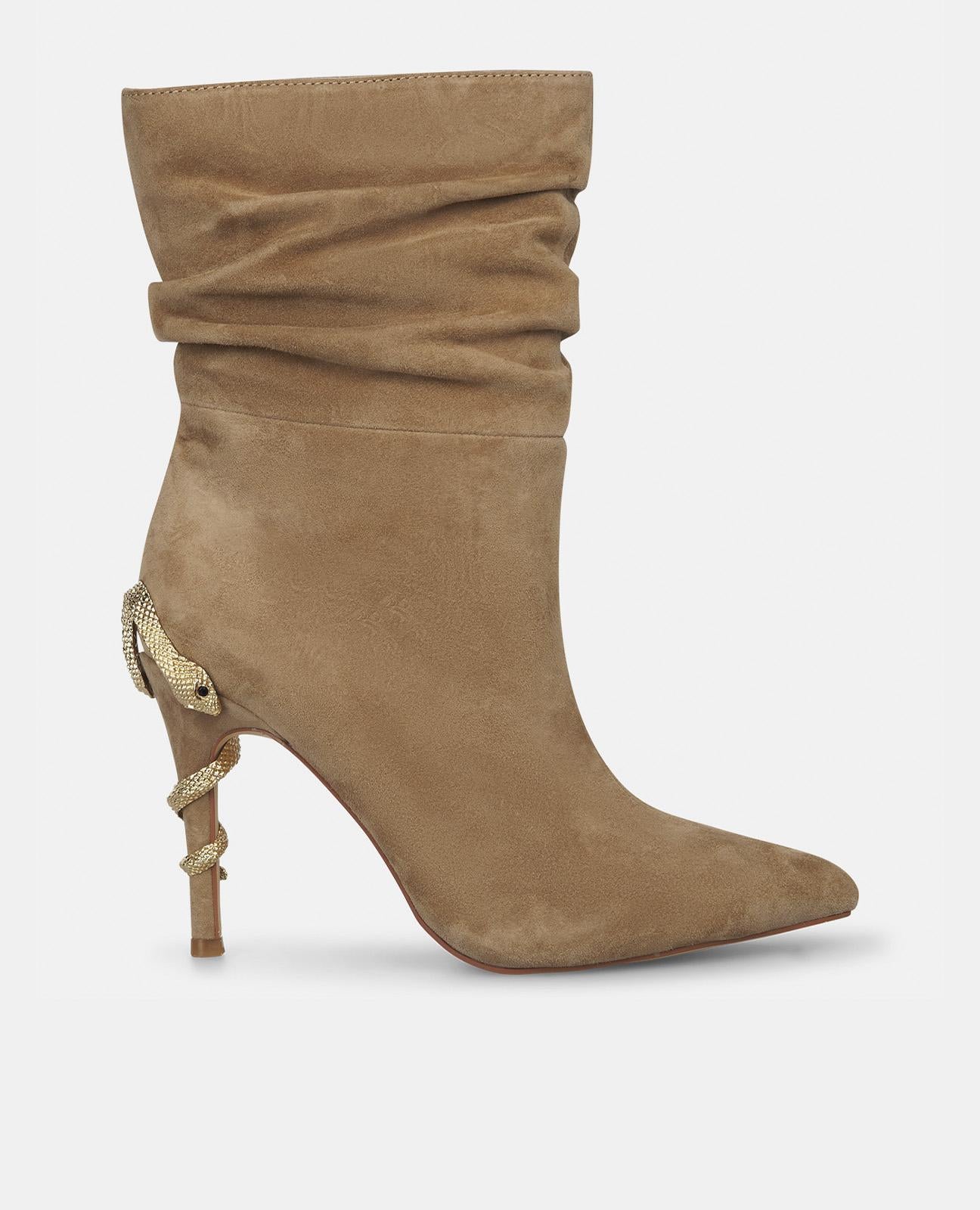 BOTÍN TACÓN DE SERPIENTE