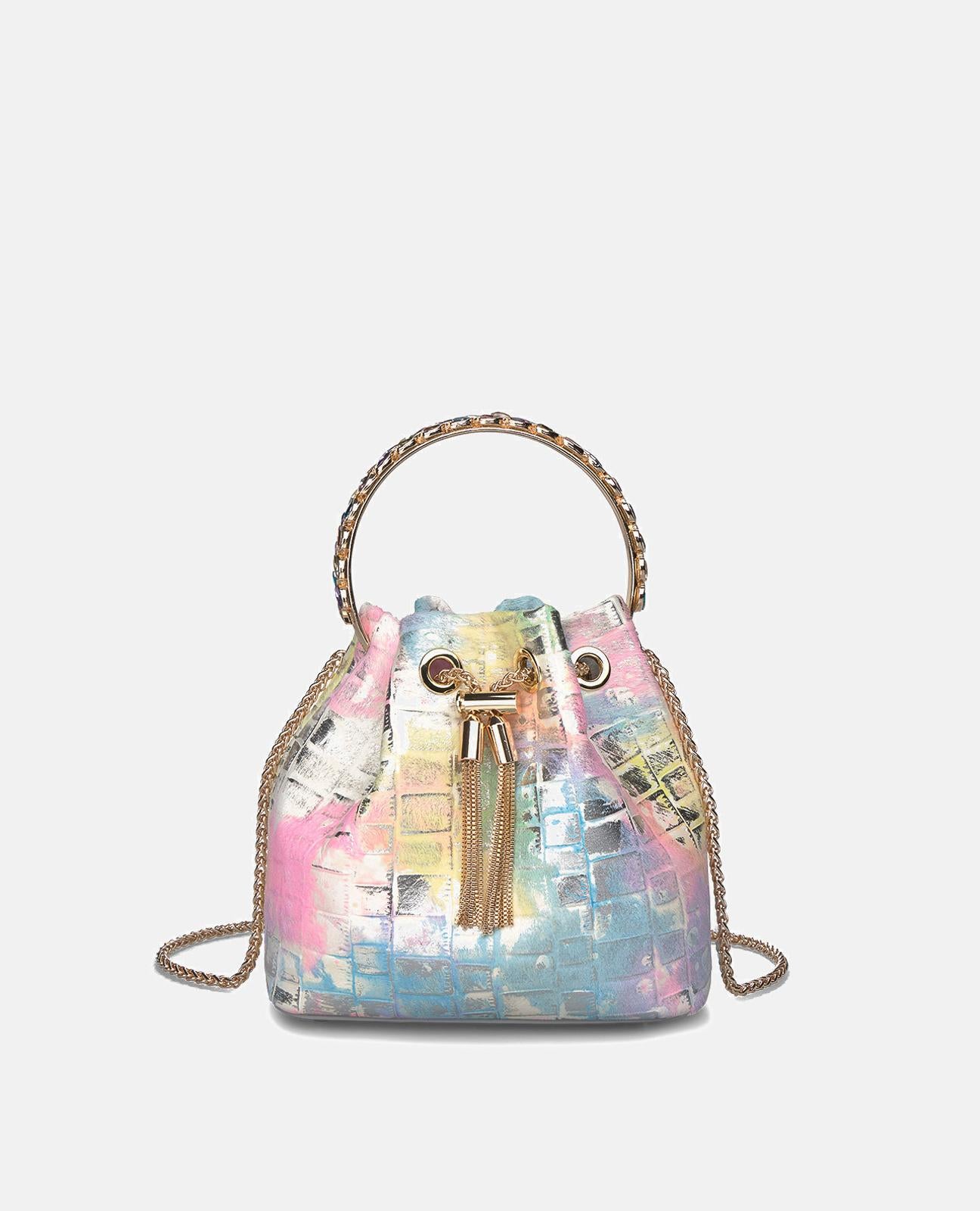 BOWLER BAG WITH PENDANT DETAIL