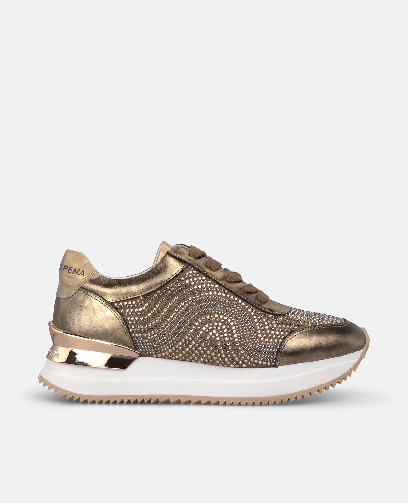 SNEAKER PRINTED WITH RHINESTONES