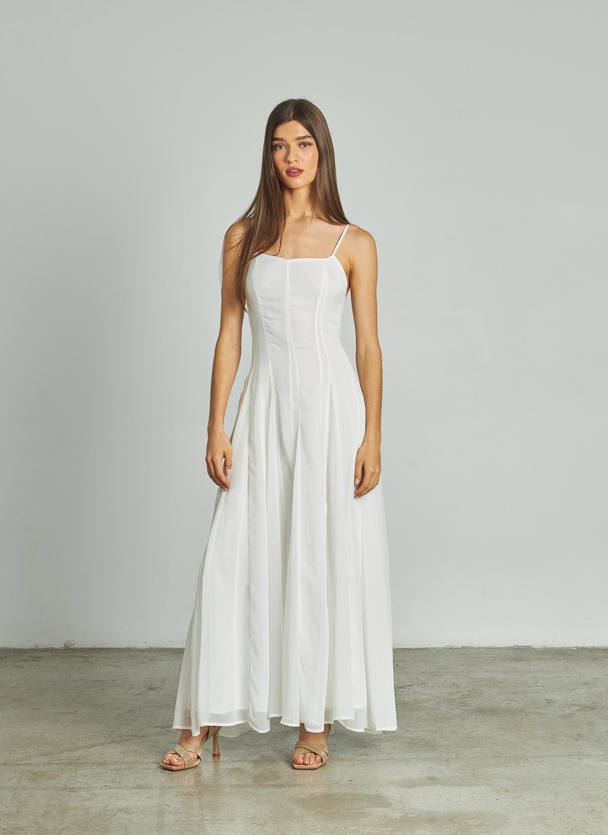 MIDI STRAPS DRESS