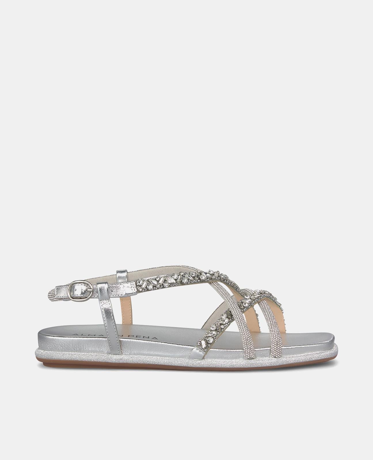 SANDÁLIA PLANA CRUZADA