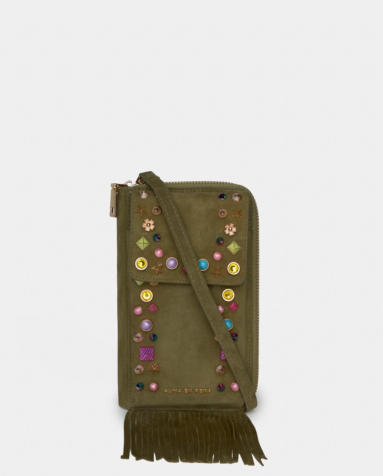 BOLSO CARTERA PEDRERÍA COLORES