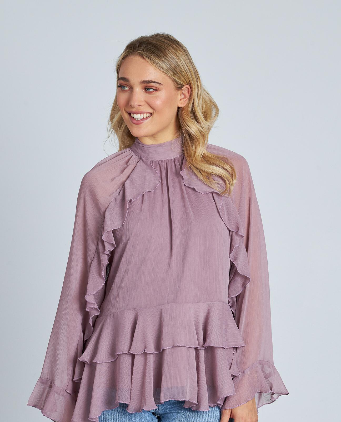 BLUSA VOLANTES LARGA