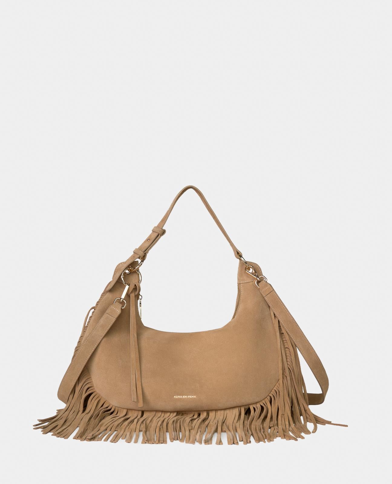 FRINGED SHOULDER BAG