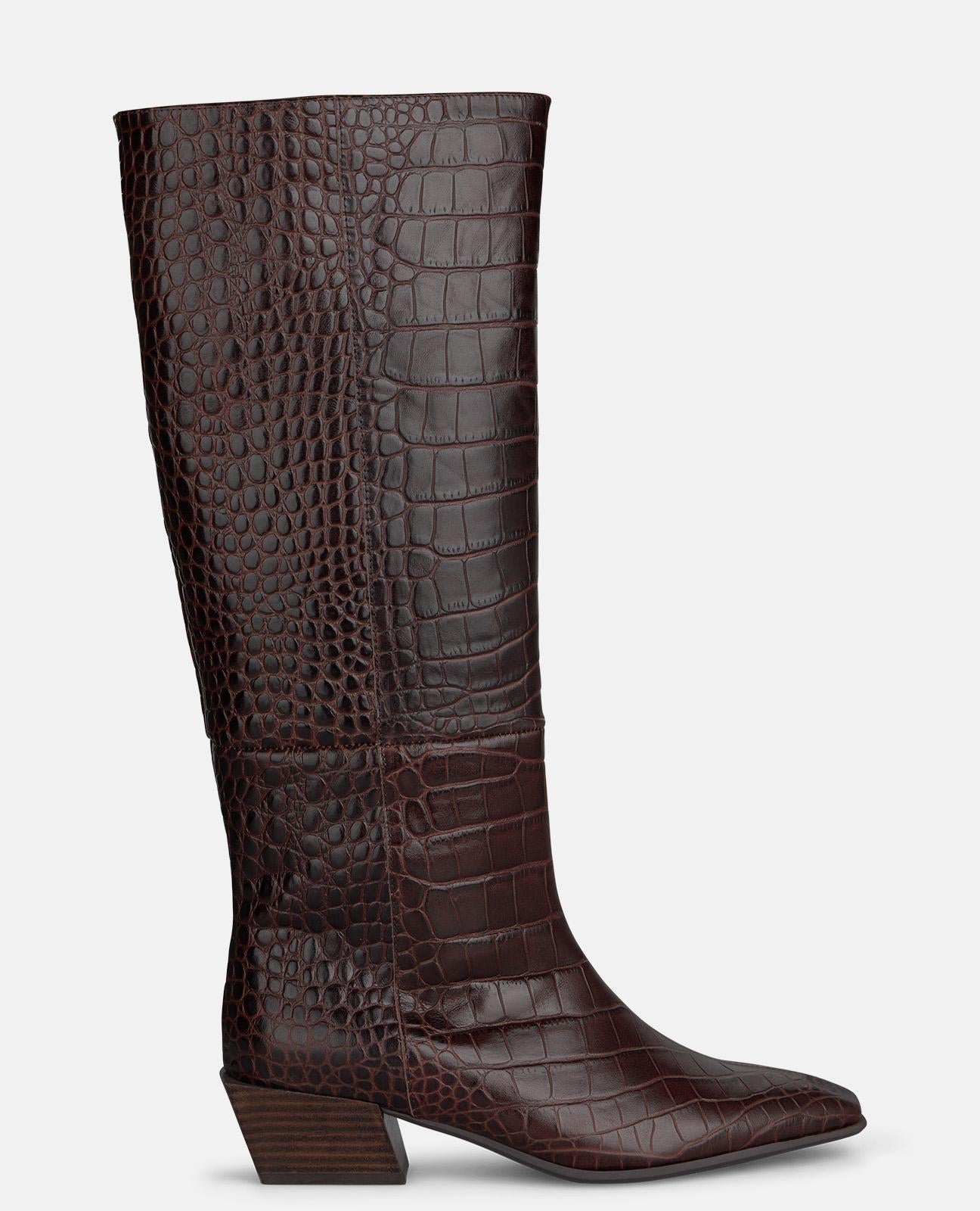 BOTA DE PIEL ANIMAL PRINT