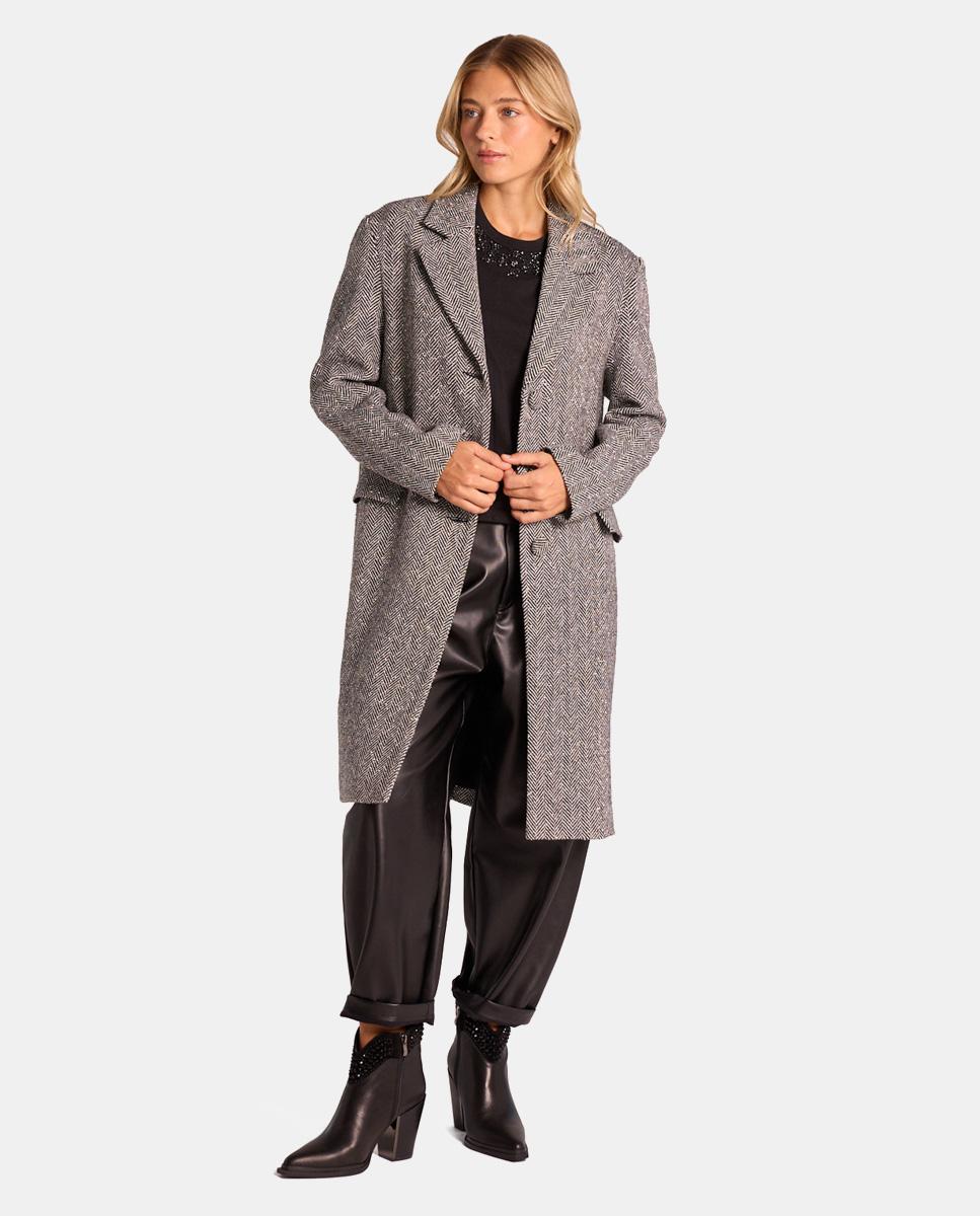 LONG MANTEAU GRIS