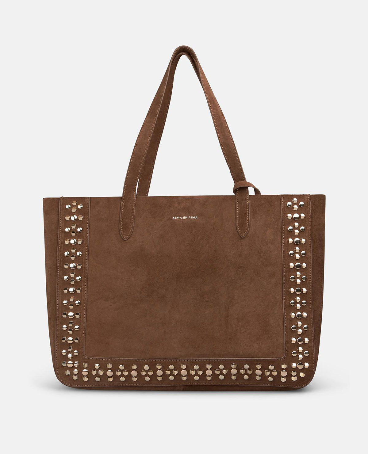BOLSO SHOPPER PIEL CON TACHAS