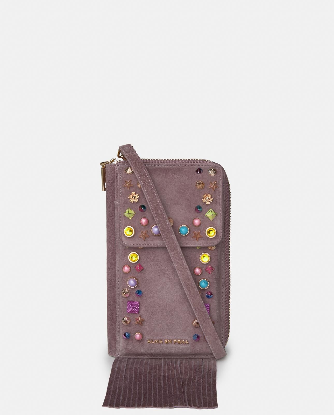 BOLSO CARTERA PEDRERÍA COLORES