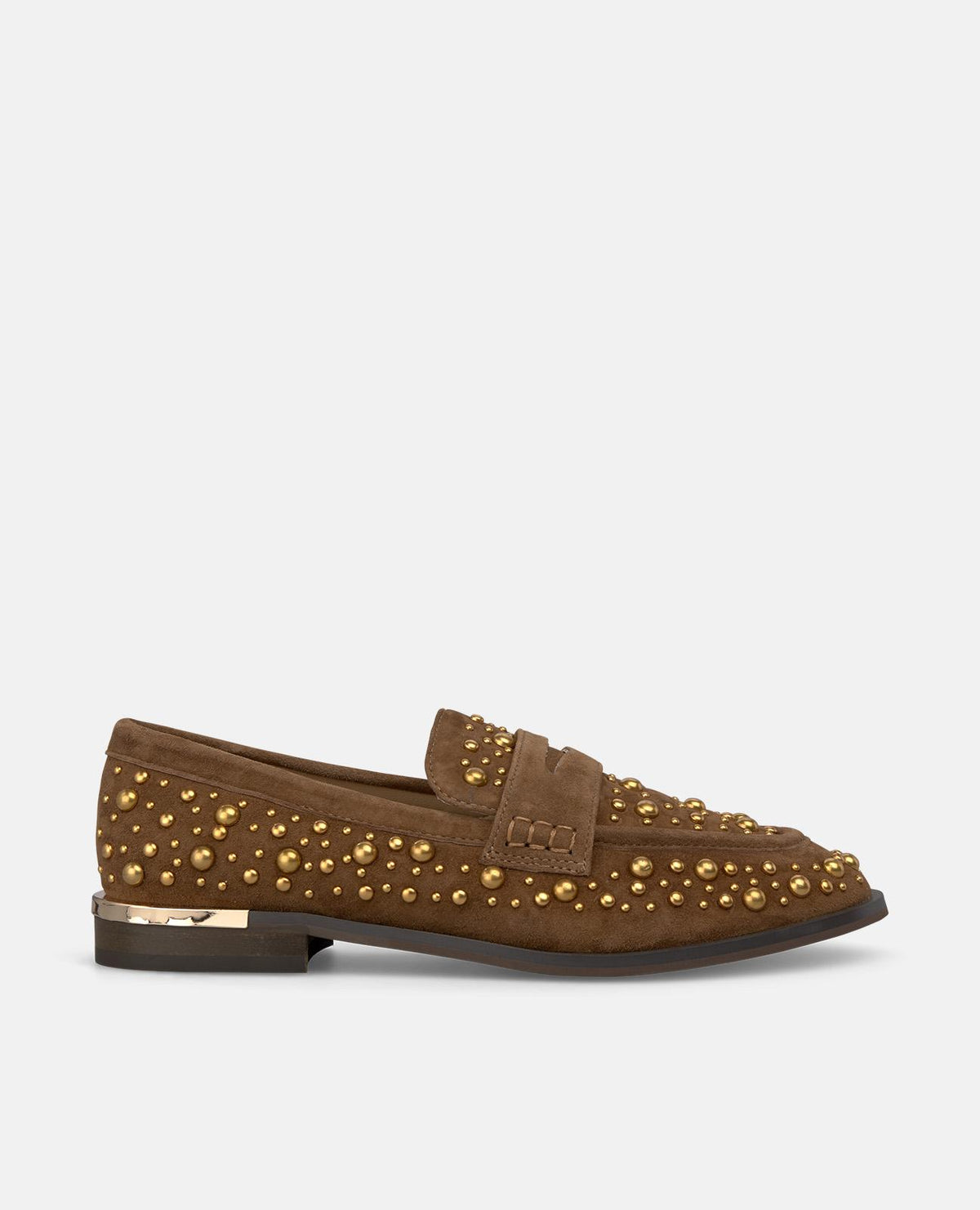 RHINESTONE STUDDED LOAFERS