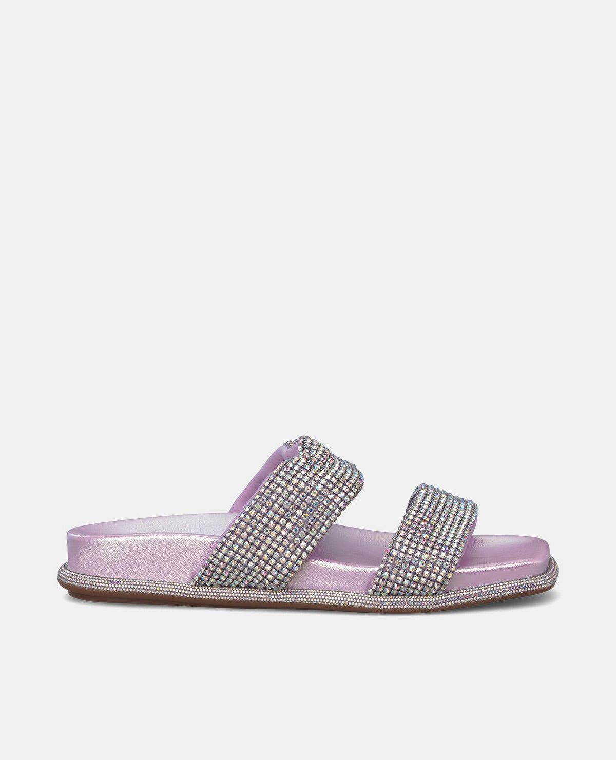 SANDALIA PLANA TIRAS STRASS