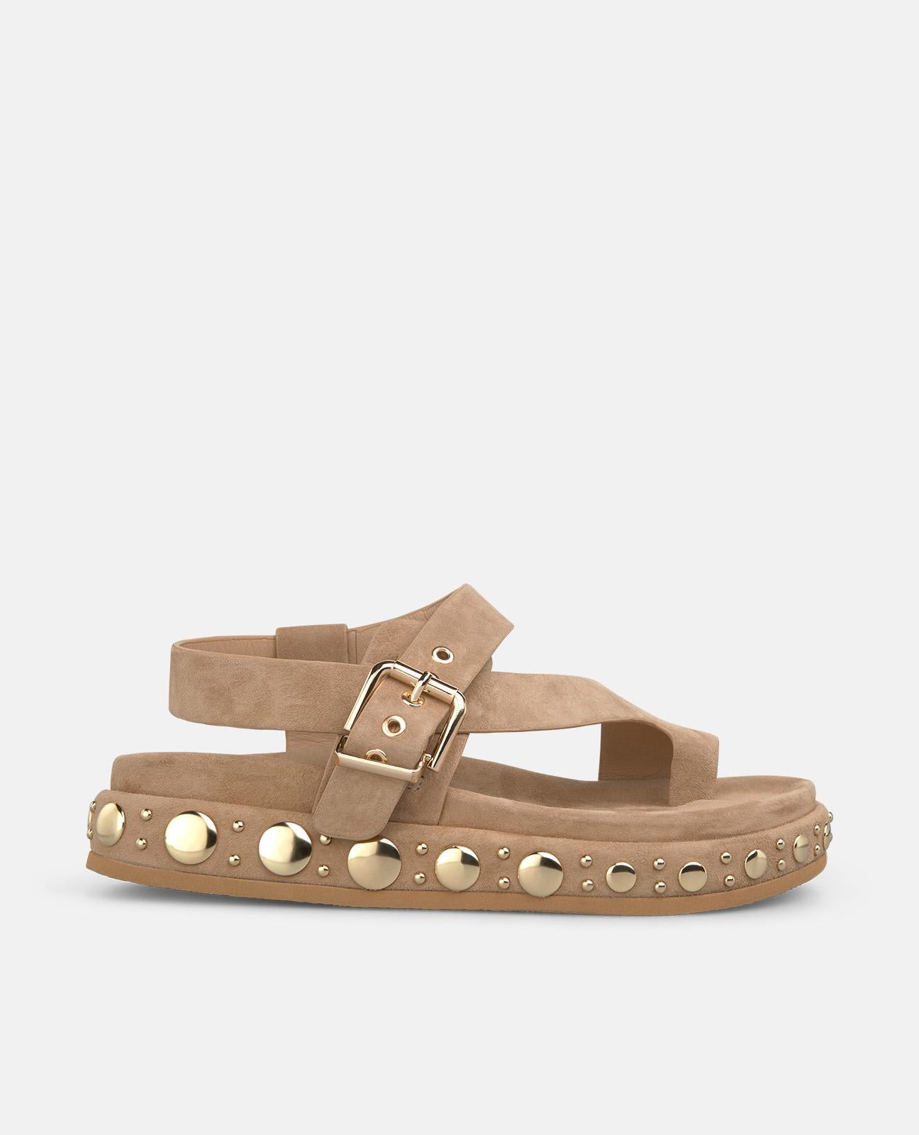 SANDALIA PLATAFORMA TACHAS MULTICOLOR