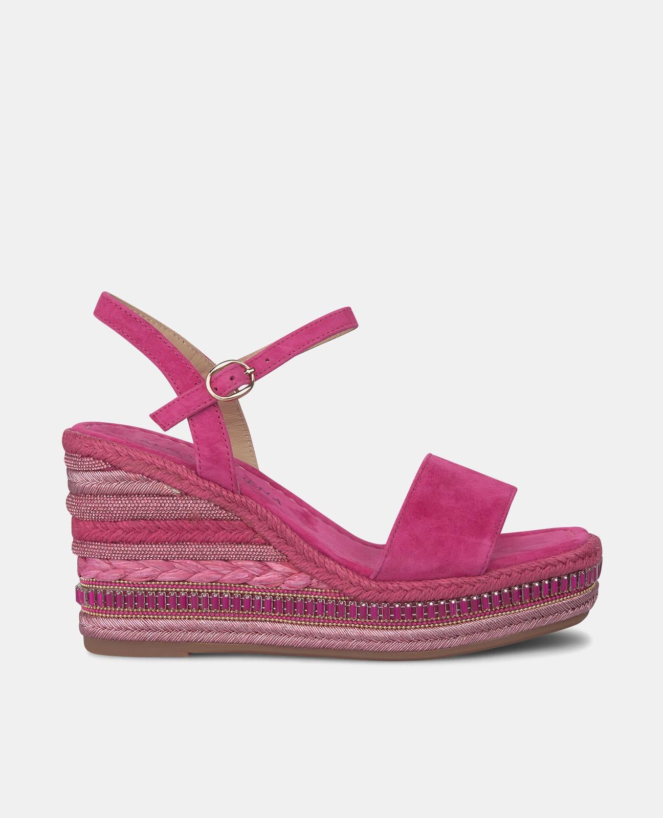 WEDGE WITH RHINESTONES