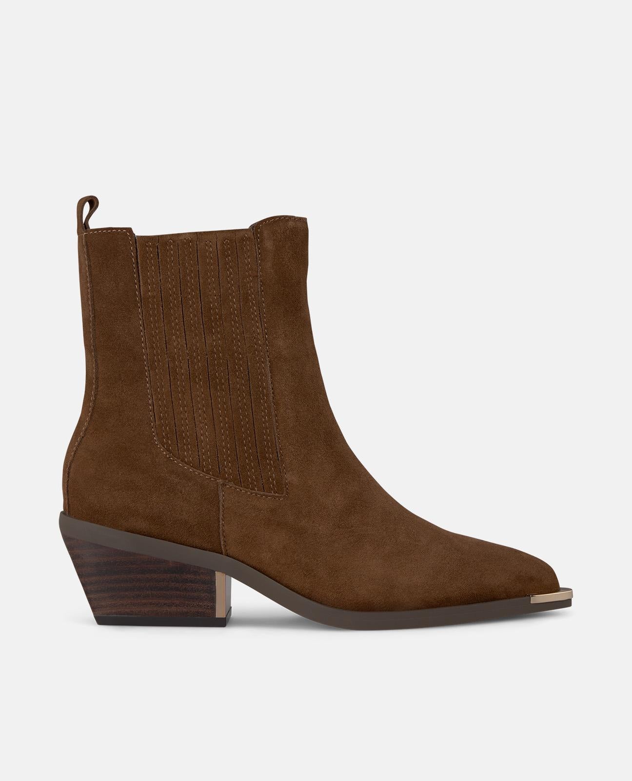 BOTTINES PLATES AVEC ÉLASTIQUE