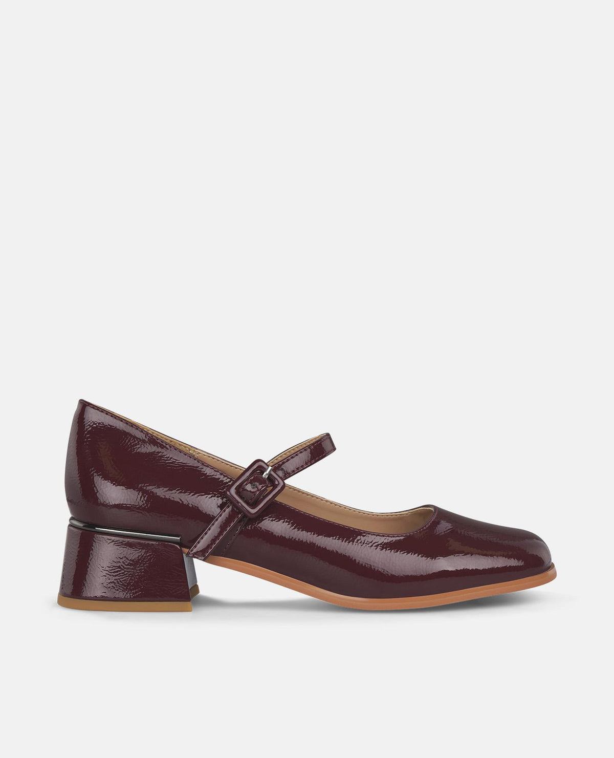 LOW-HEELED STRAP SHOES