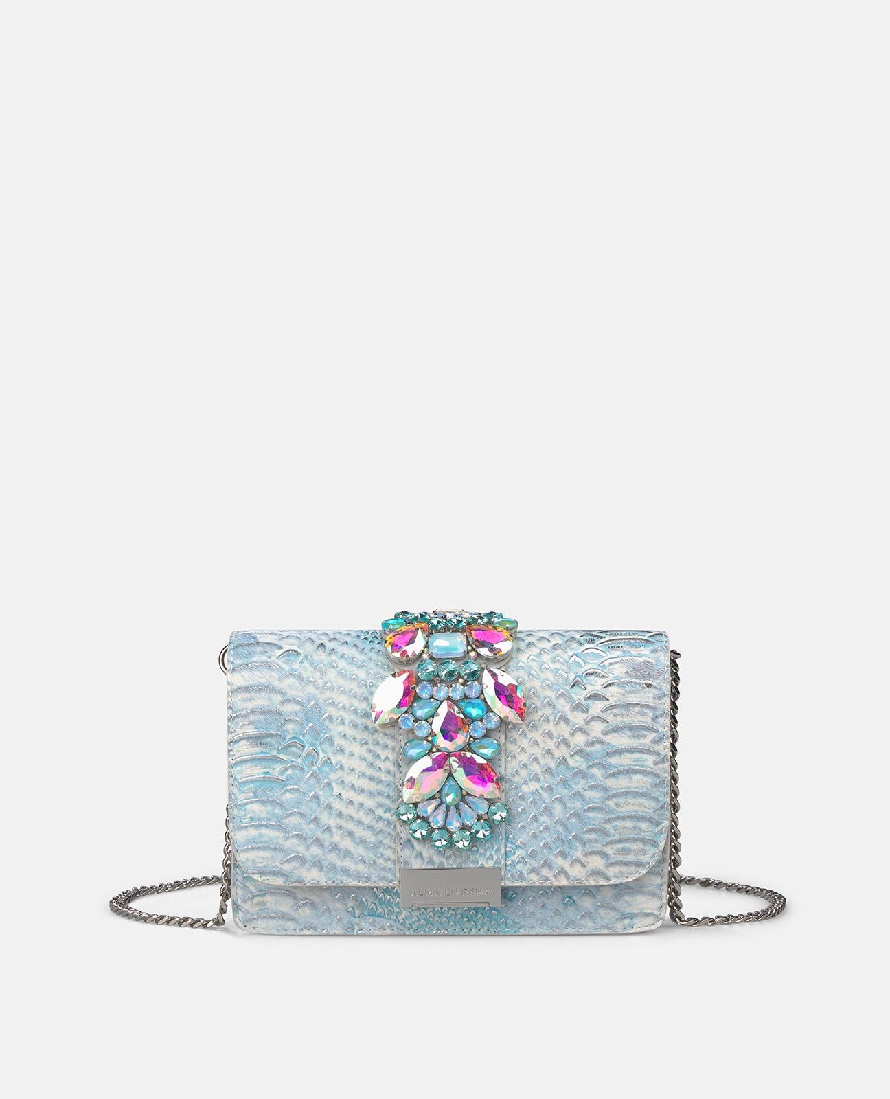 CLUTCH BAG WITH RHINESTONES