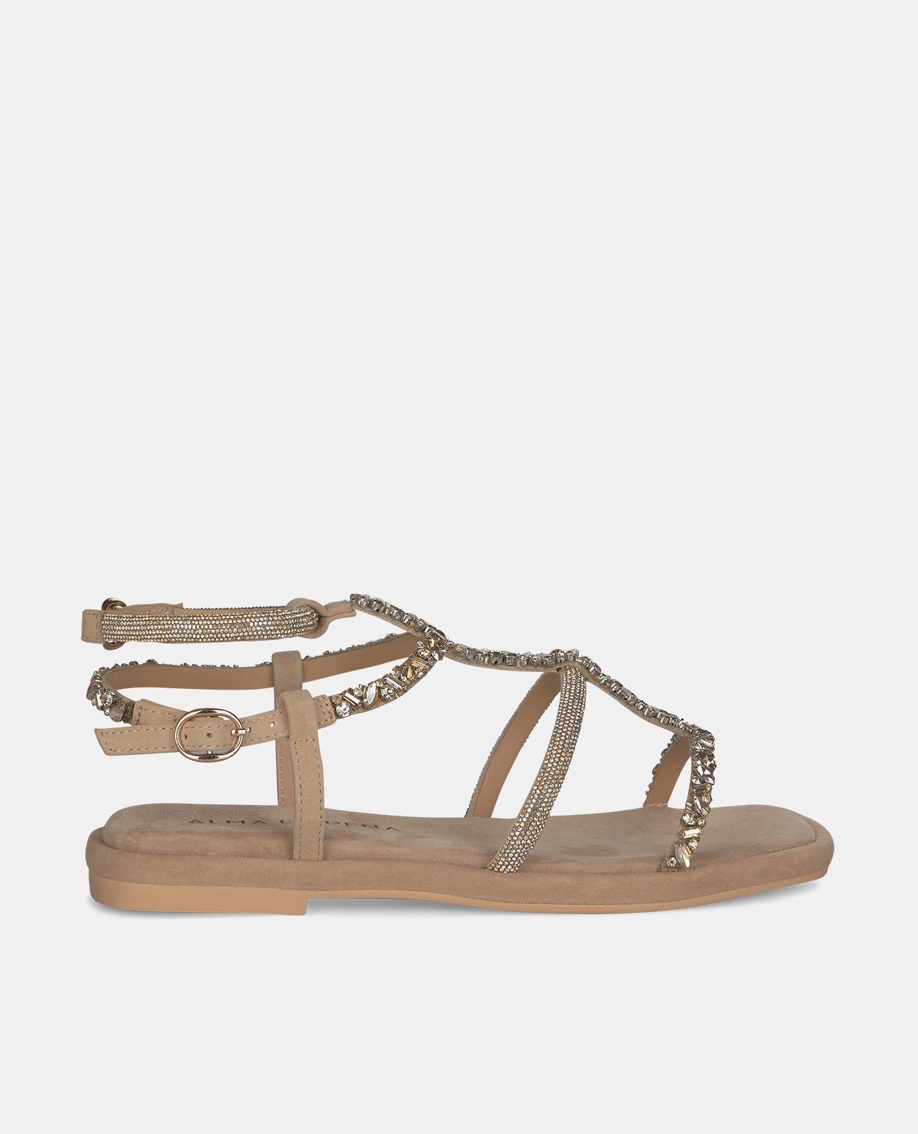 SANDALIA PLANA PULSERA DOBLE