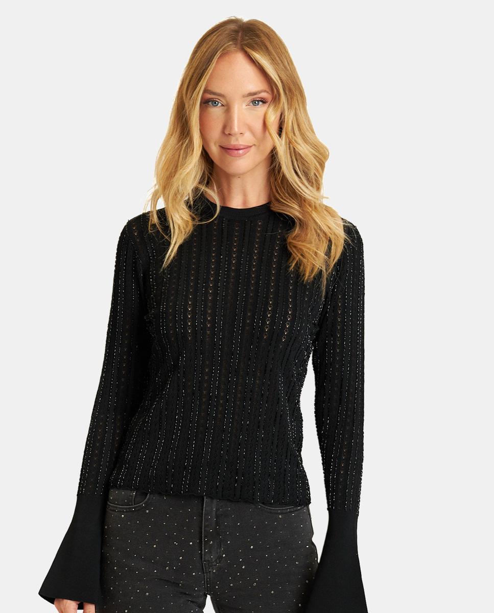 CAMISOLA DE MALHA ABERTA