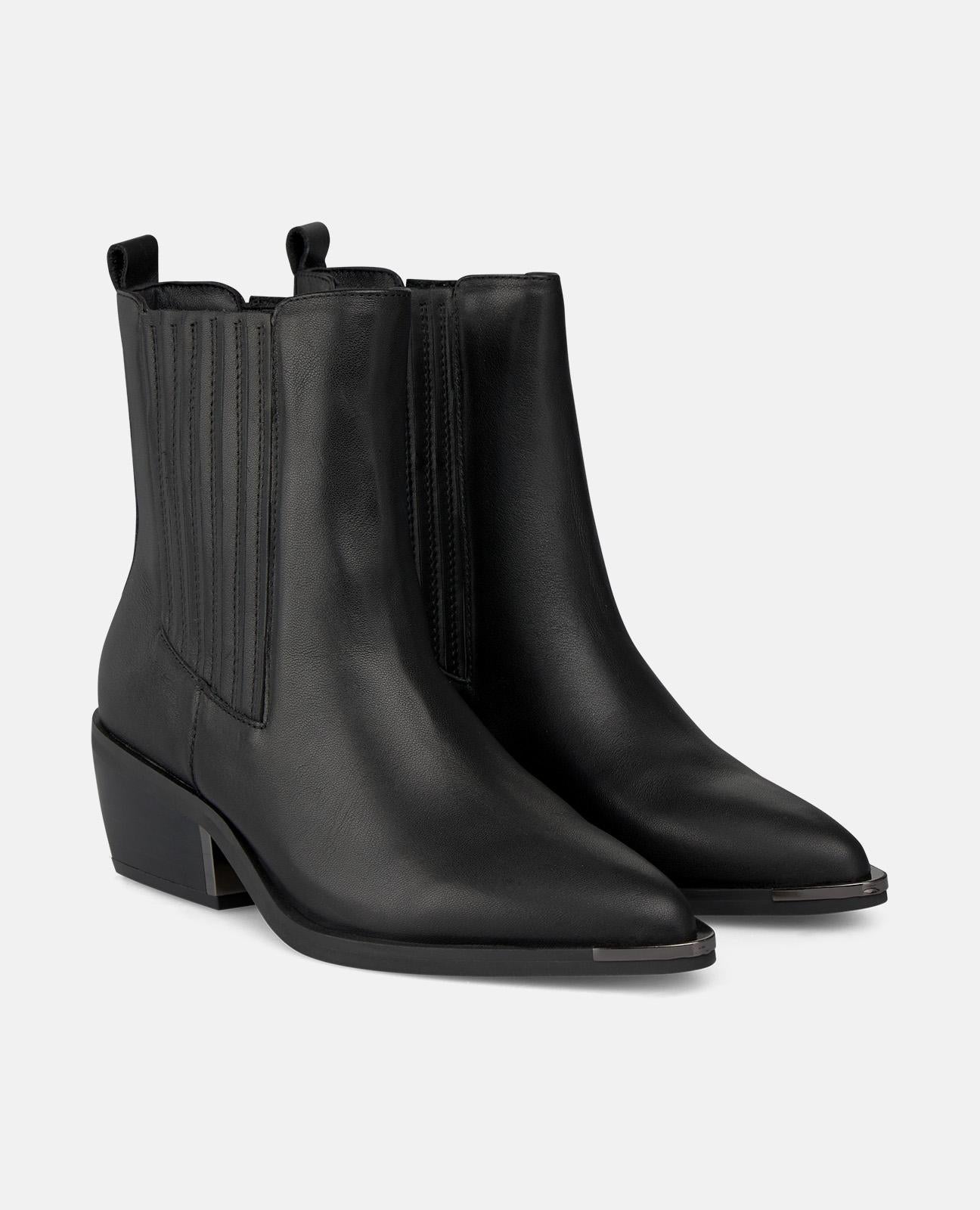 BOTTINES PLATES AVEC ÉLASTIQUE