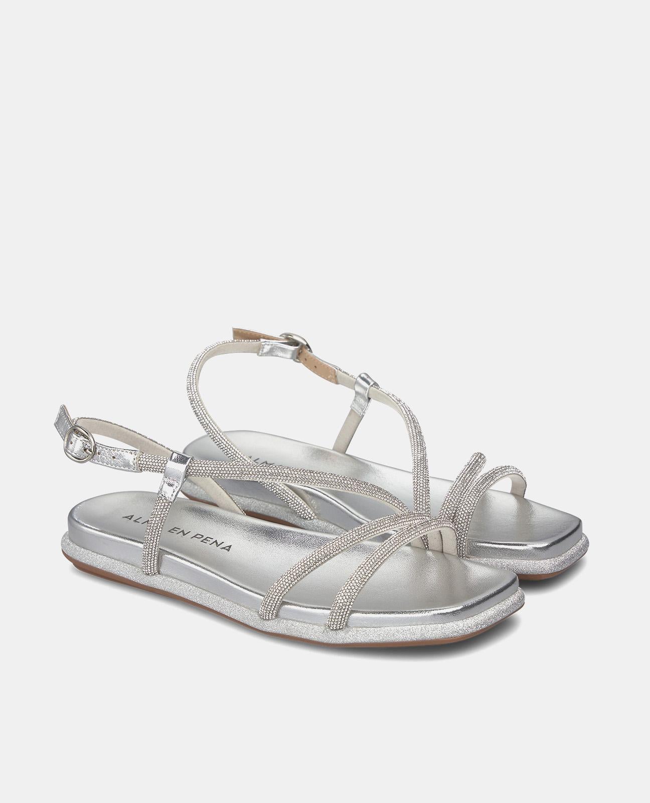 SANDALIA PLANA BRILLOS