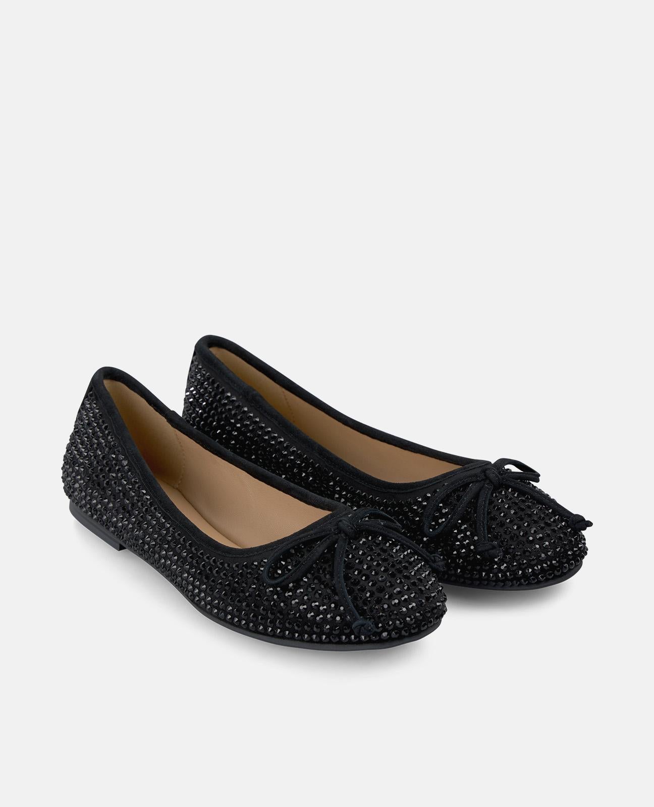BALLERINE AVEC NŒUD EN STRASS