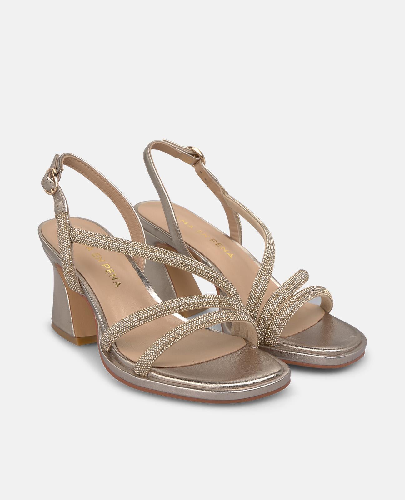 SANDALIA TUBULAR METALICA