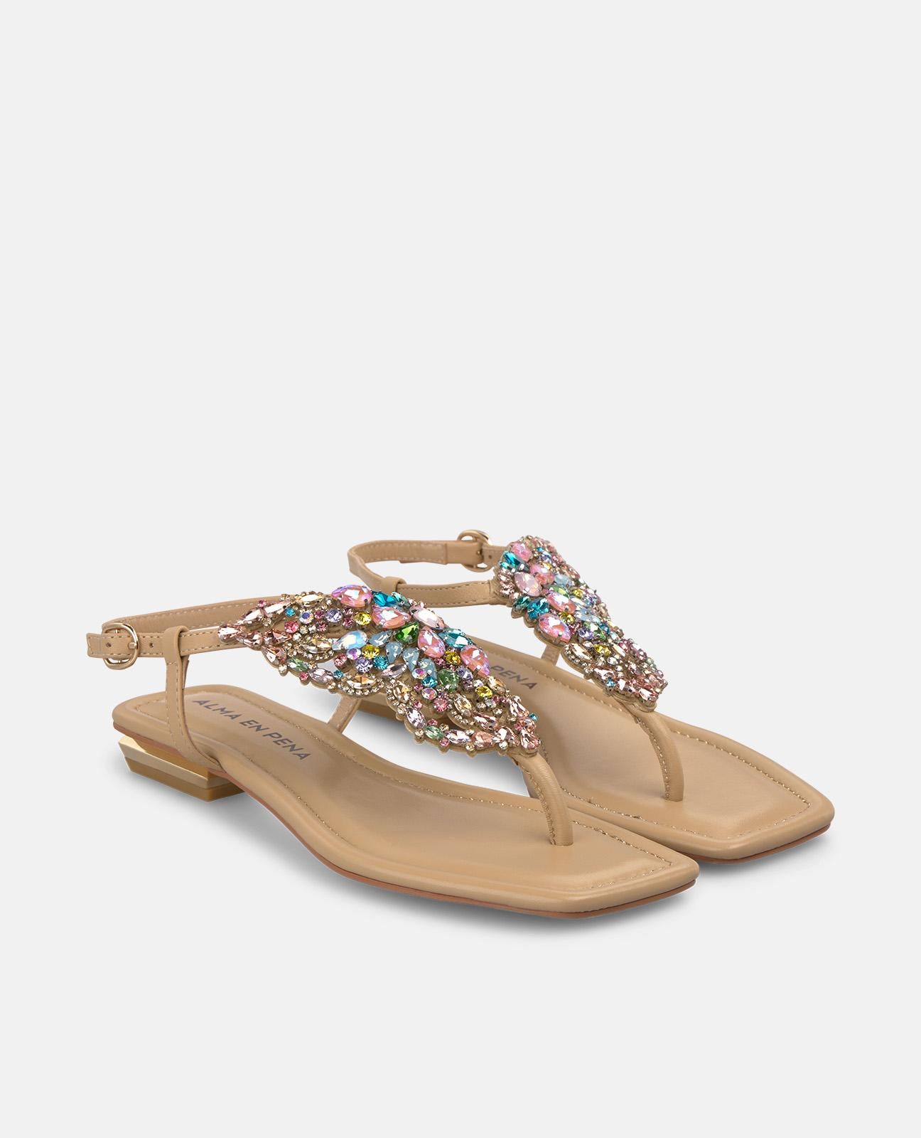 SANDALIA PLANA TIRAS ANGEL