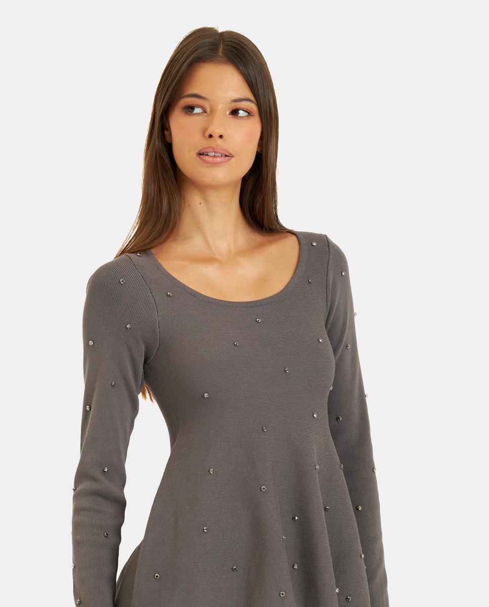 LONG SLEEVE KNITTED TOP