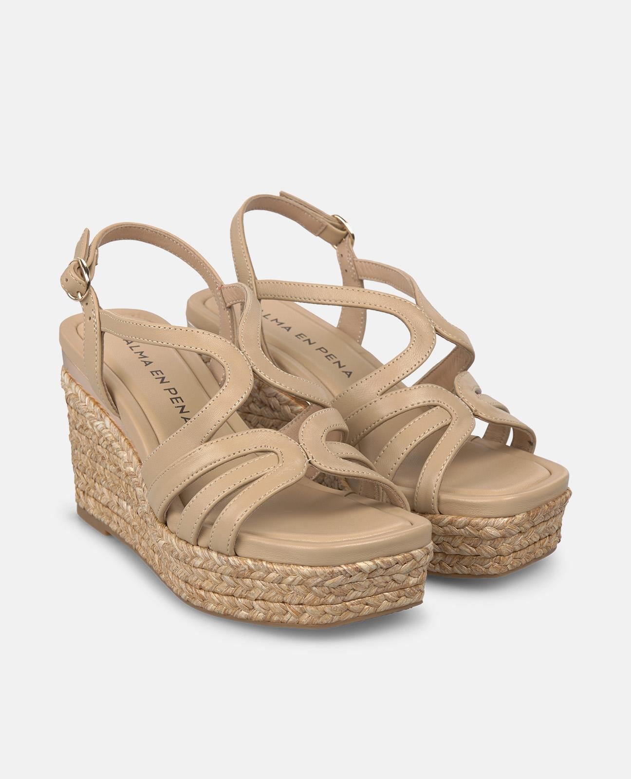 SANDALIA CUÑA ESPARTO MULTIFUNCION