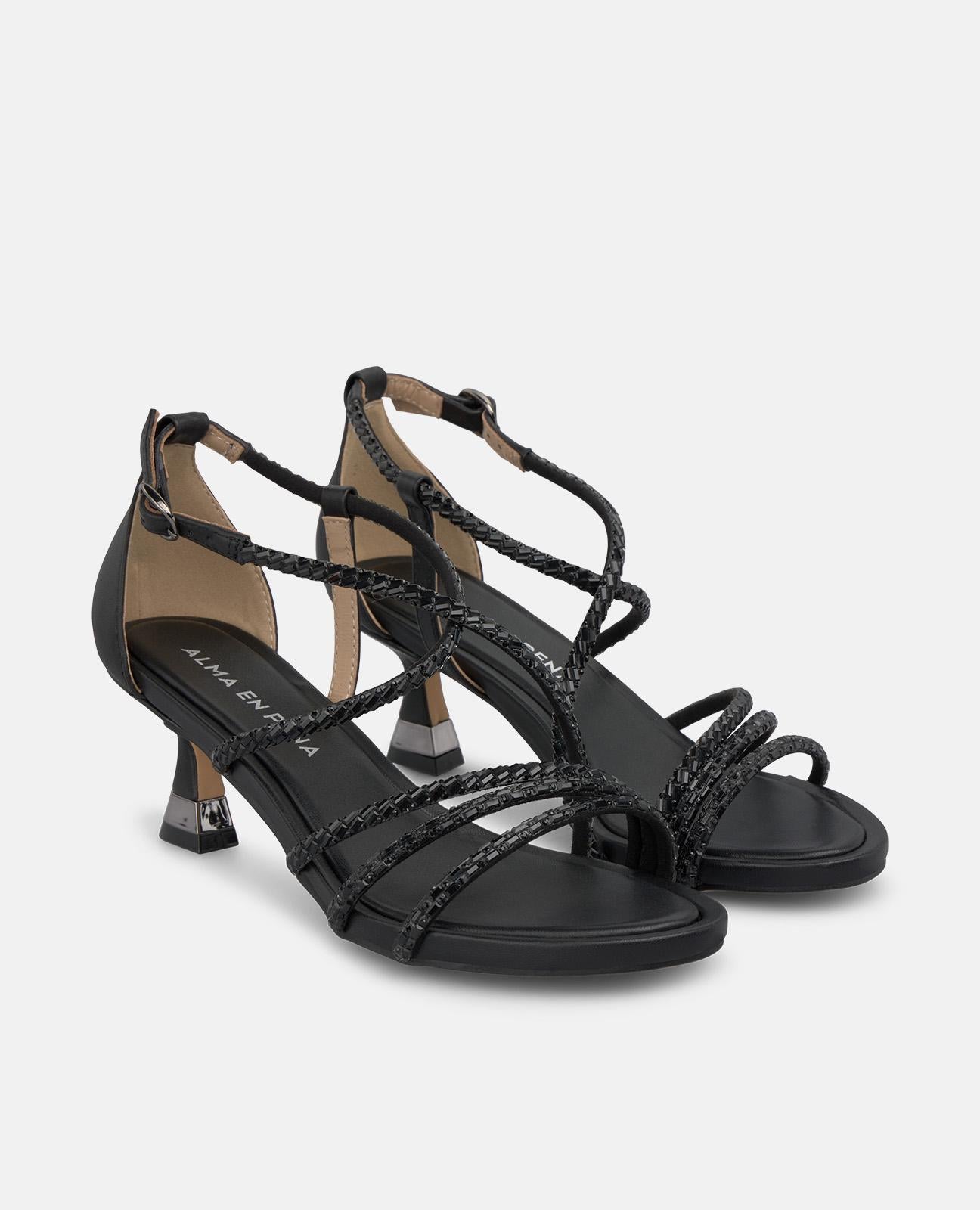 SANDALIA TACON TIRAS FINAS TRANSFER