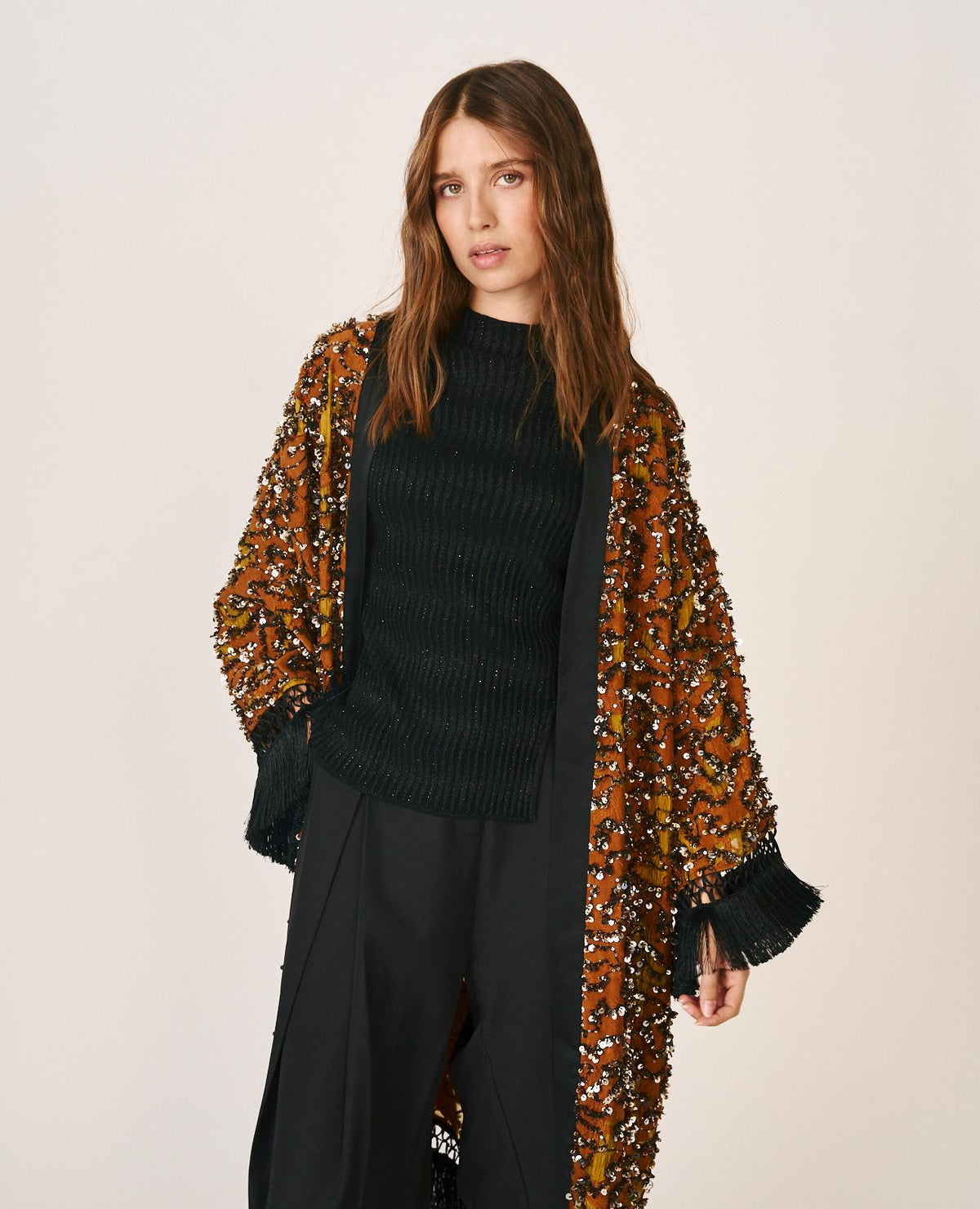 CAFTAN CON PAILLETTES
