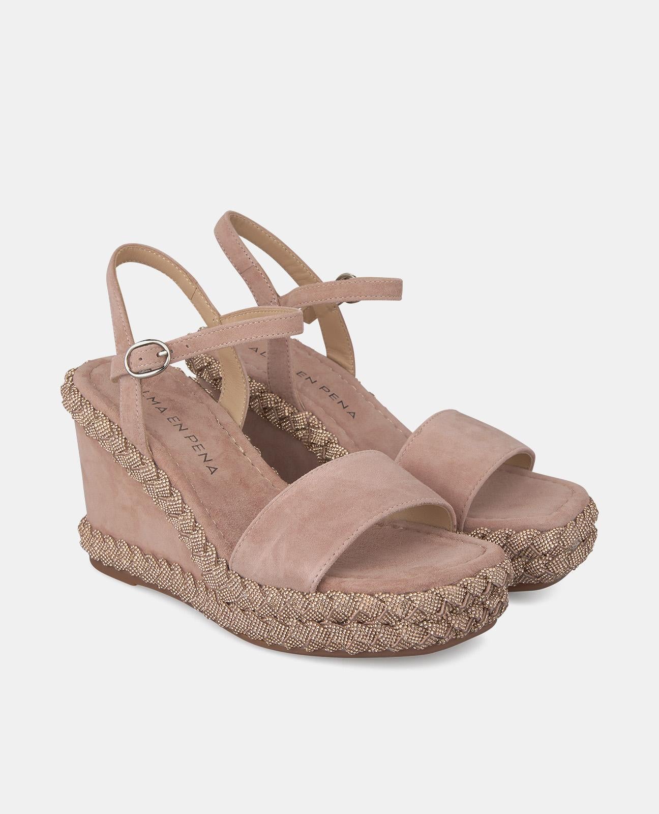 SANDALIA TACÓN CUÑA