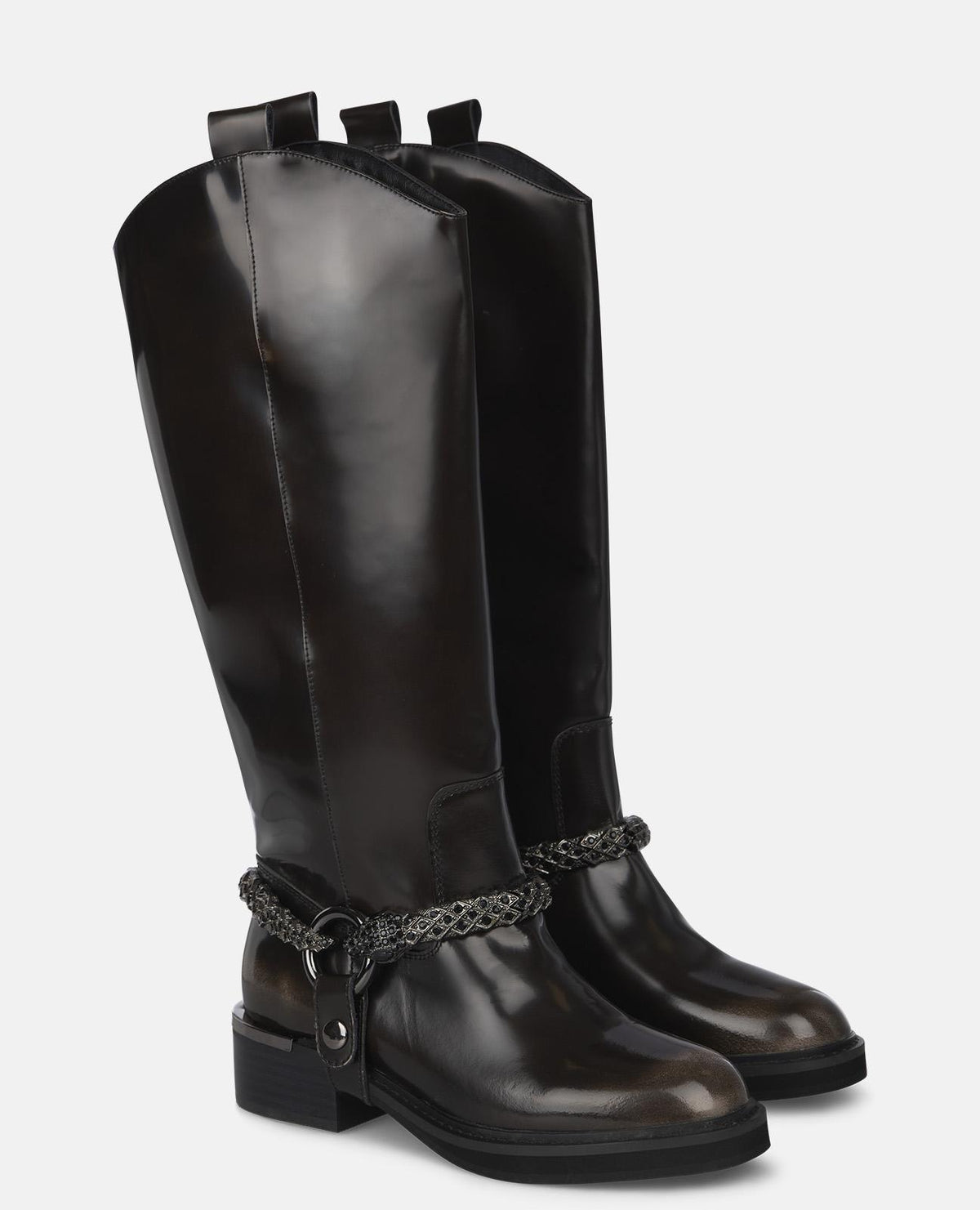 BOTA PLANA DETALLE SERPIENTE