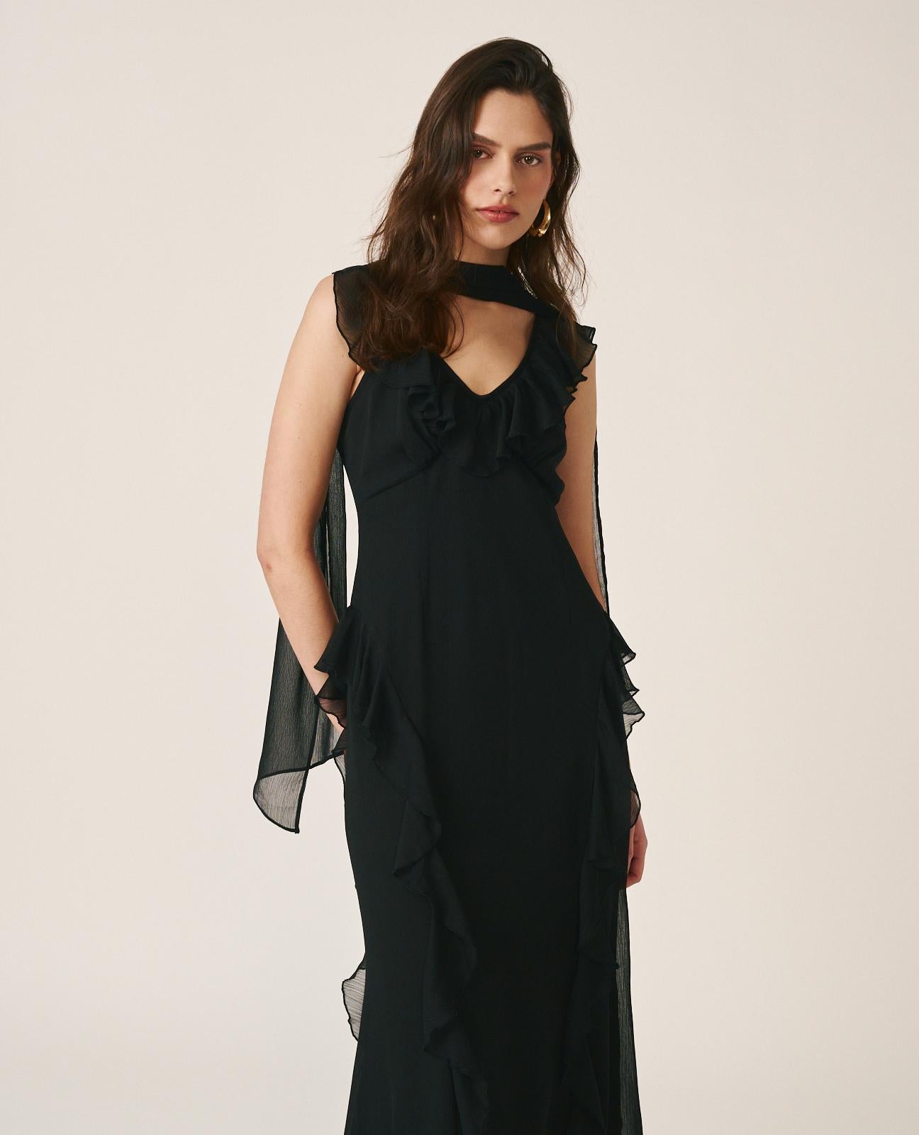 RUFFLE DRESS