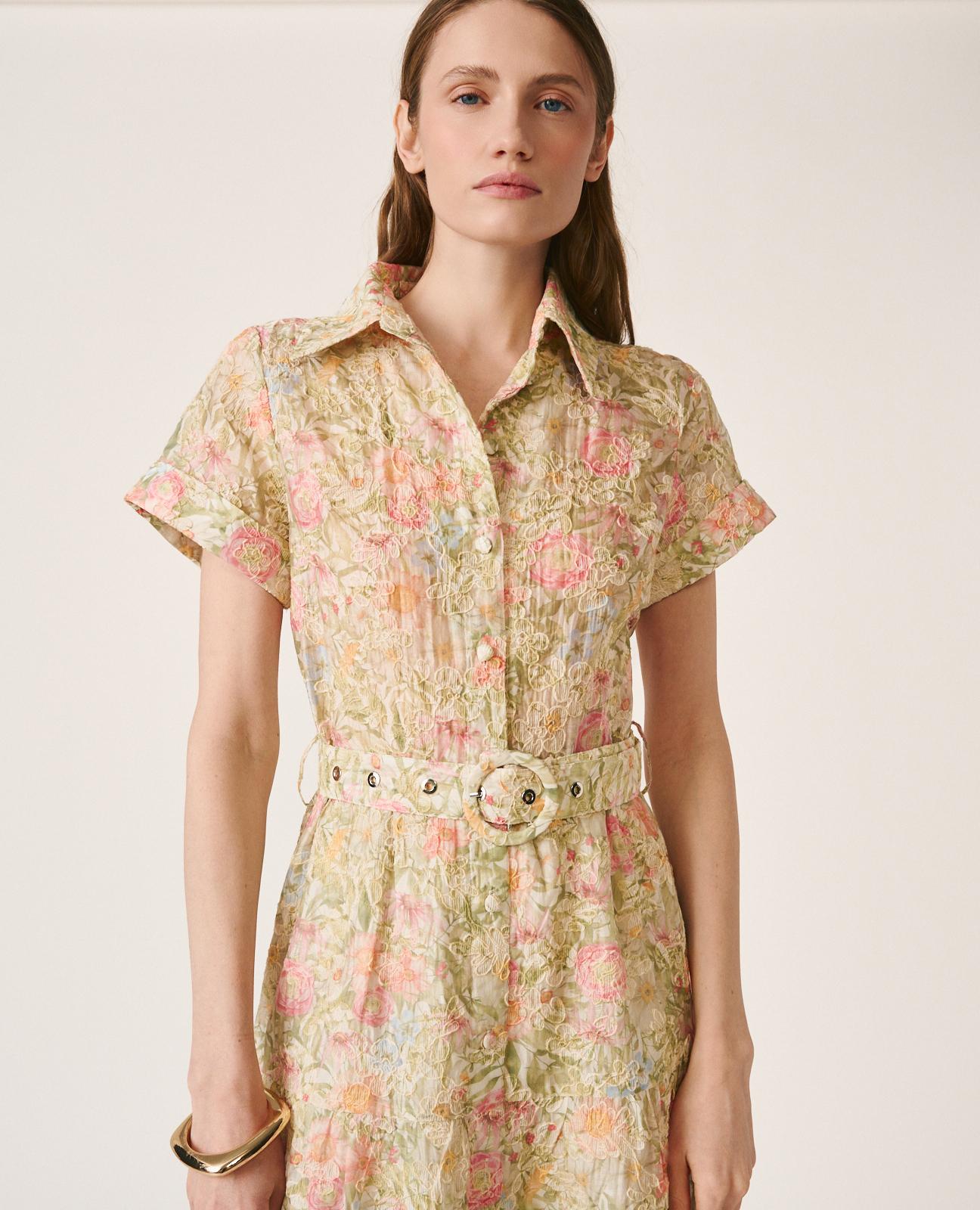 VESTIDO CORTE CINTURA