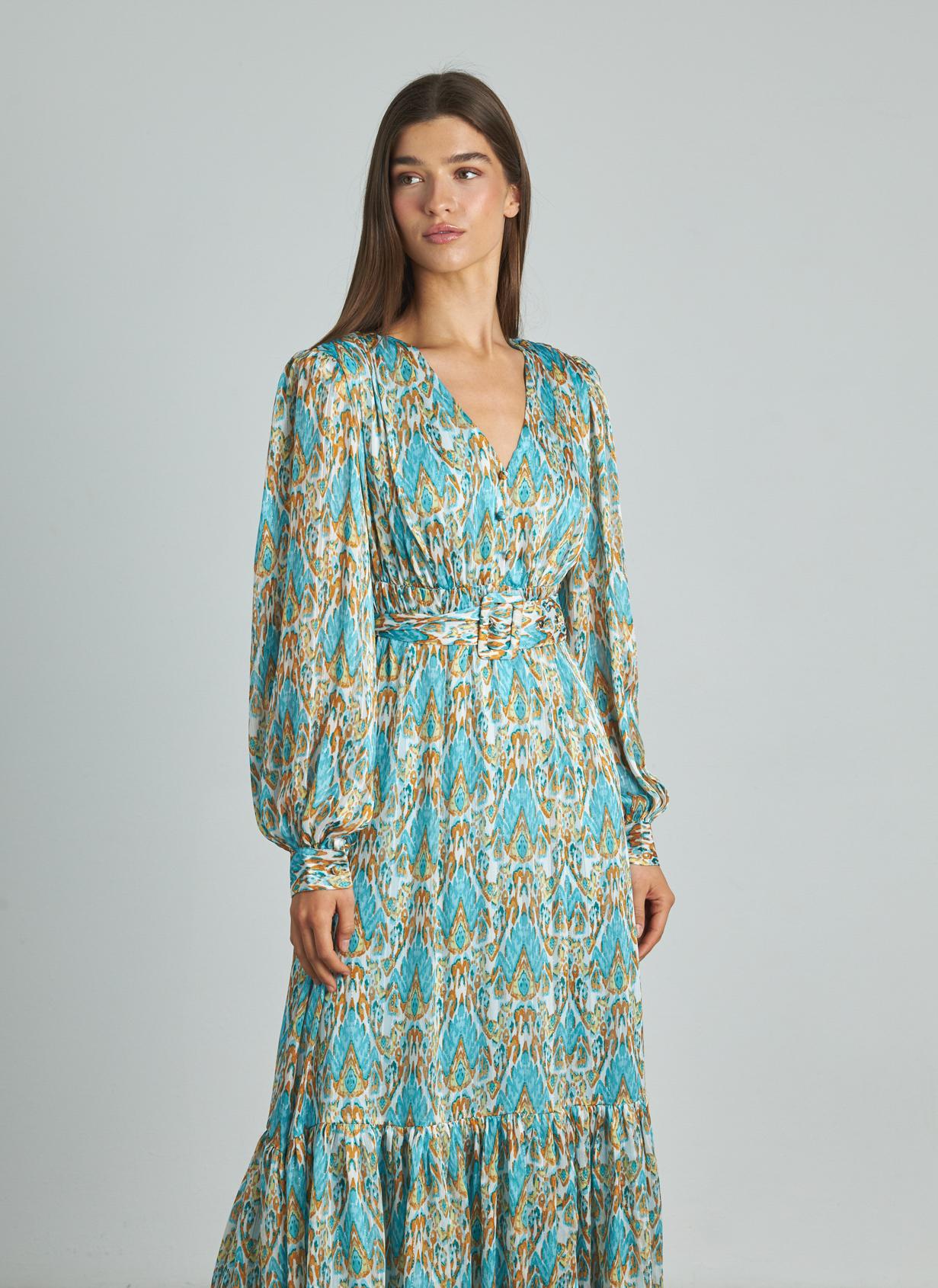 WAIST GATHERS DRESS