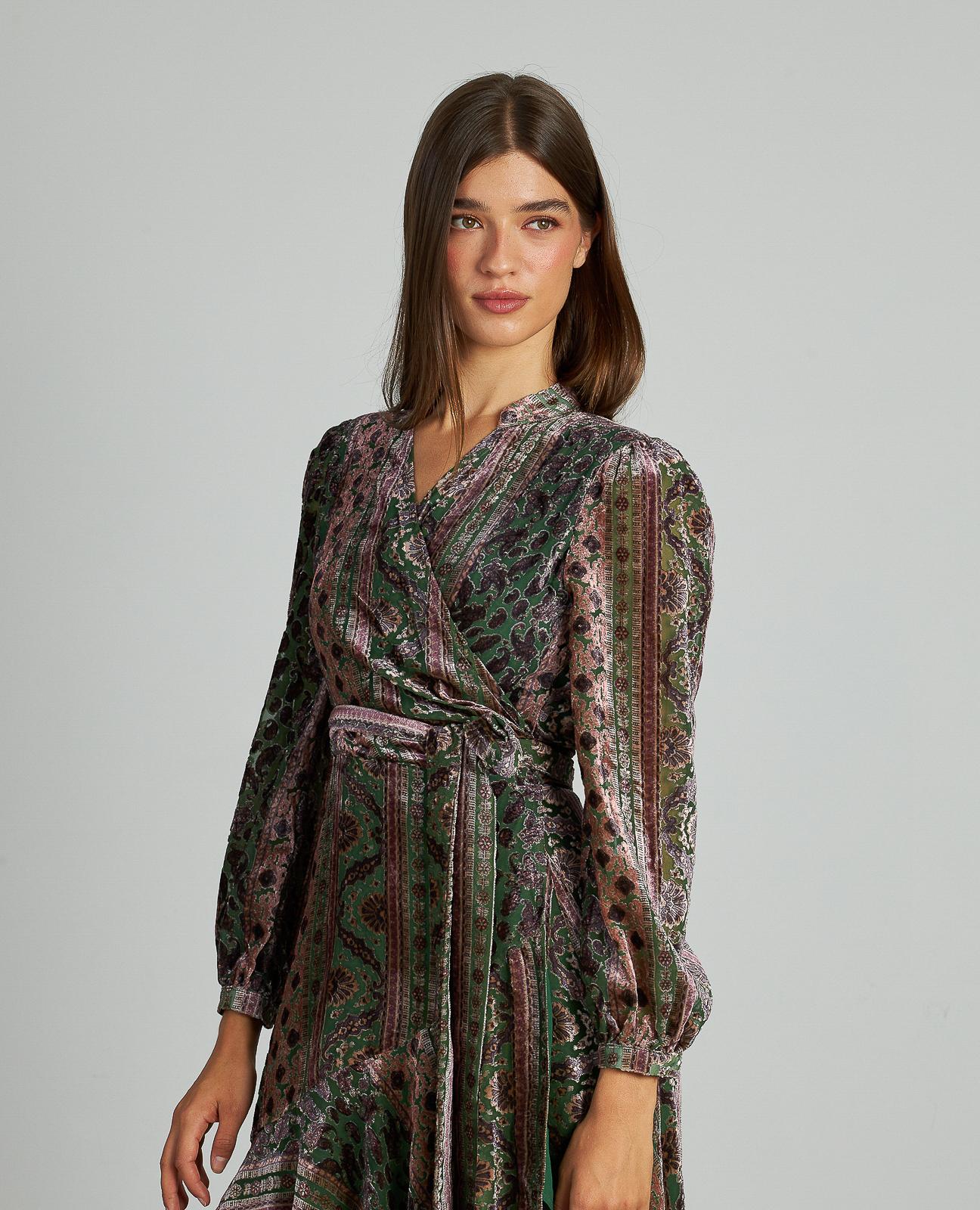 VESTIDO MIDI TERCIOPELO