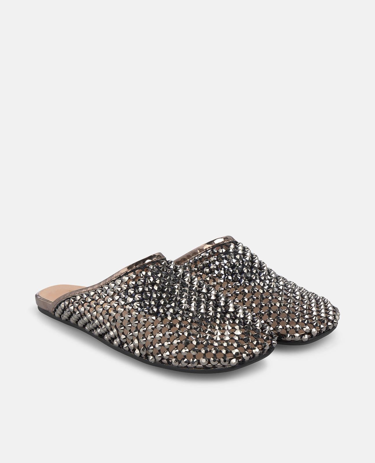 SANDALIA PLANA MULE MALLA