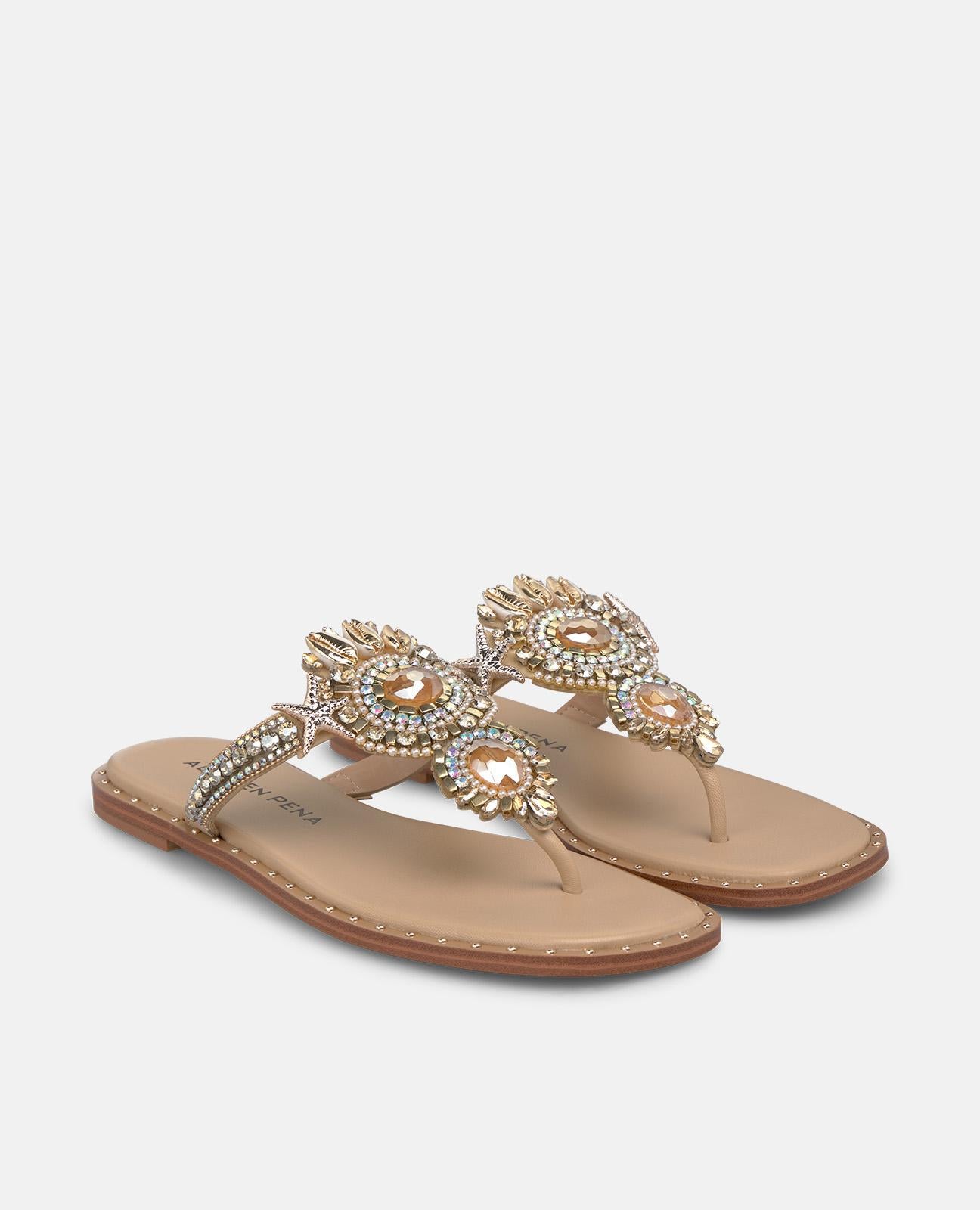 SANDALIA EN T MARINA