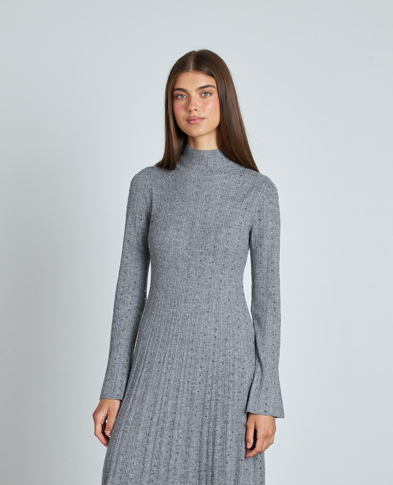 VESTIDO COMPRIDO COM BRILHANTES